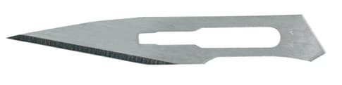Miltex Instrument Carbon Steel Sterile Surgeon Blades, #11, 100/Box - Surgeon Blades Carbon Steel Sterile #11 100/Bx - Image 1