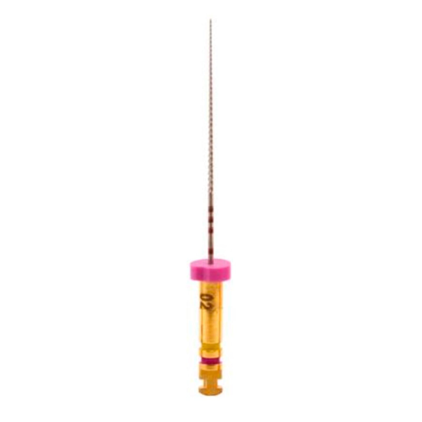 K3 Nickel Titanium Rotary Endodontic File, Size #20, 0.02 Taper, 25 mm, Yellow, 6/Pack, 825-2205 thumbnail 9