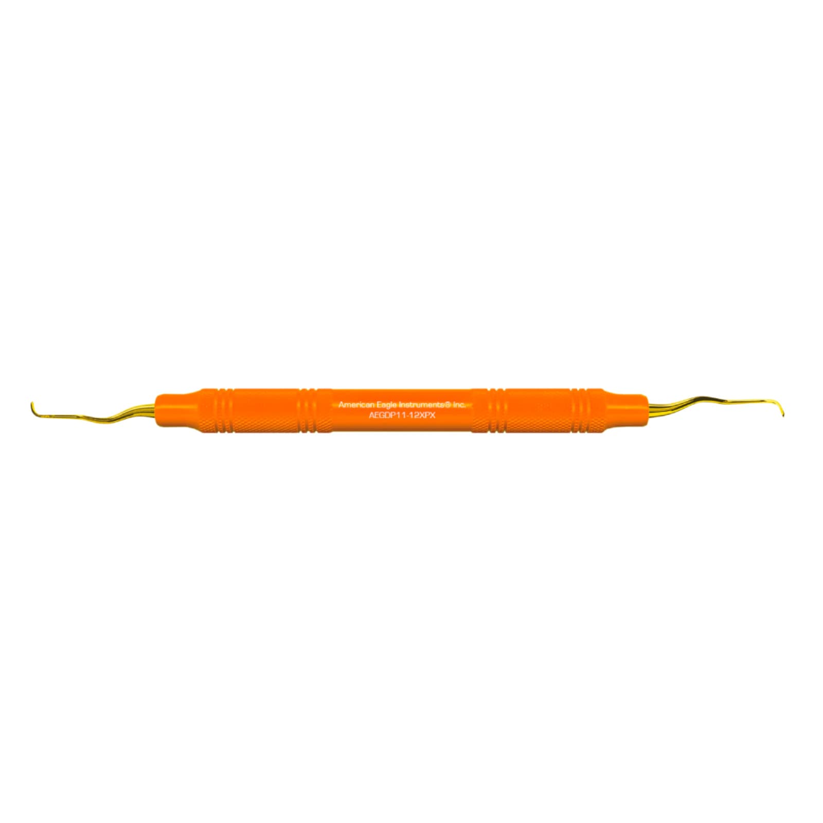 American Eagle XP Gracey +3 Deep Pocket Curette, #11-12, Double-Ended, EagleLite Resin Handle, Orange, 1/Pk, AEGDP11-12XPX thumbnail 9