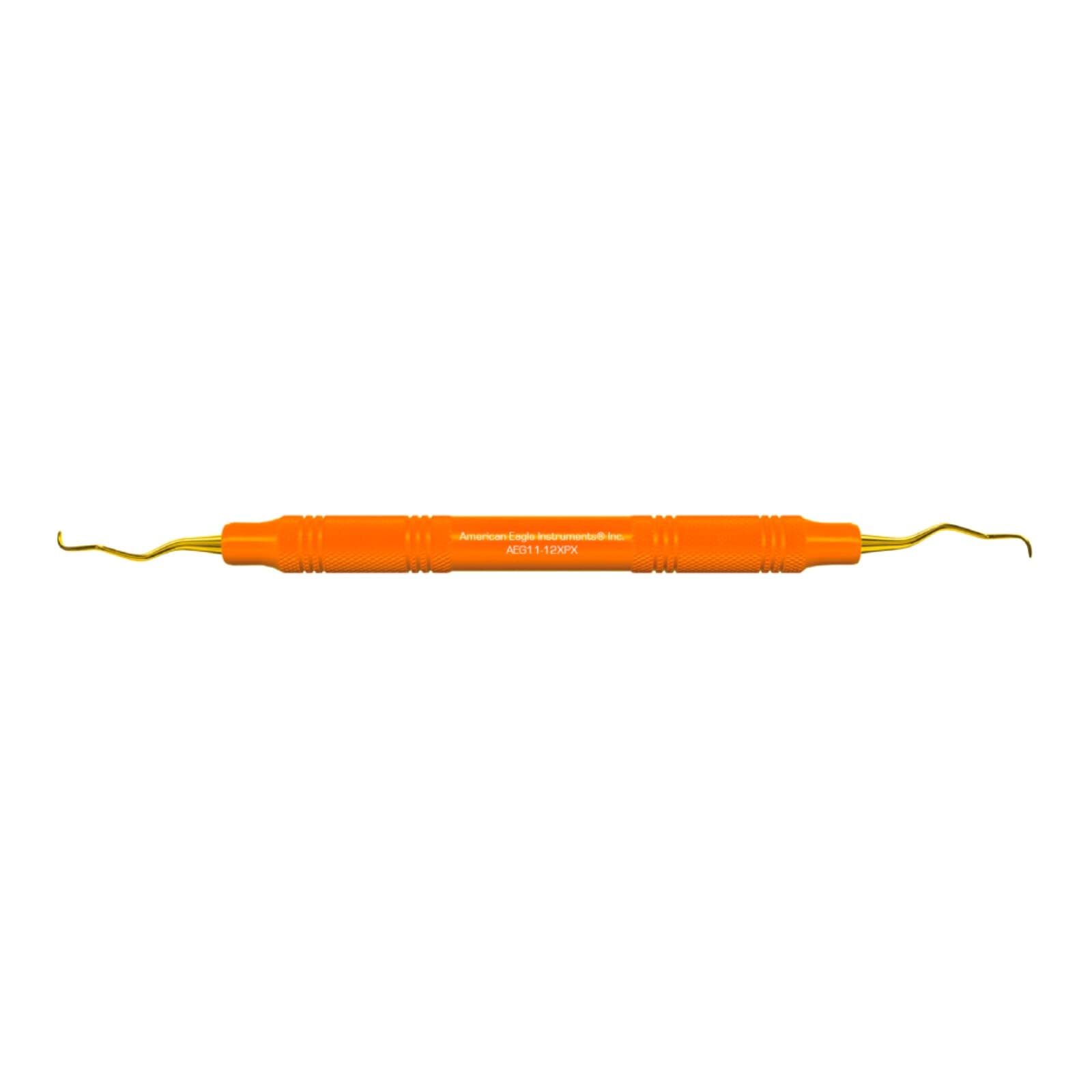 American Eagle Instruments Standard Gracey Curette, XP, #11-12, Posterior Mesial, EagleLite Resin Handle, 3/8", Orange, 1/Pk, AEG11-12XPX thumbnail 13