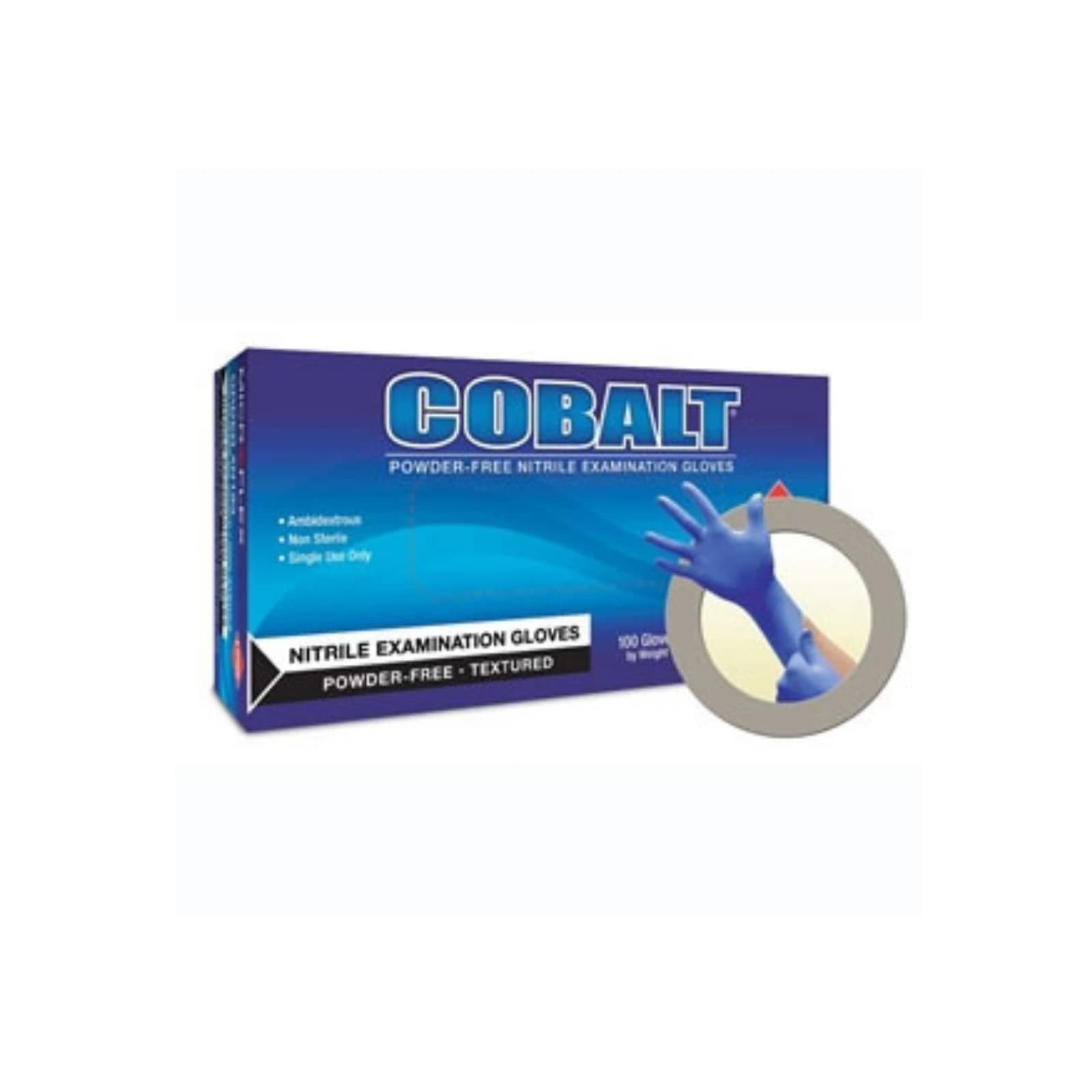 Microflex Cobalt Nitrile Exam Gloves, Powder-Free, Textured, Non-Sterile, Extra Large, Blue, 100/Box, N194 thumbnail 8