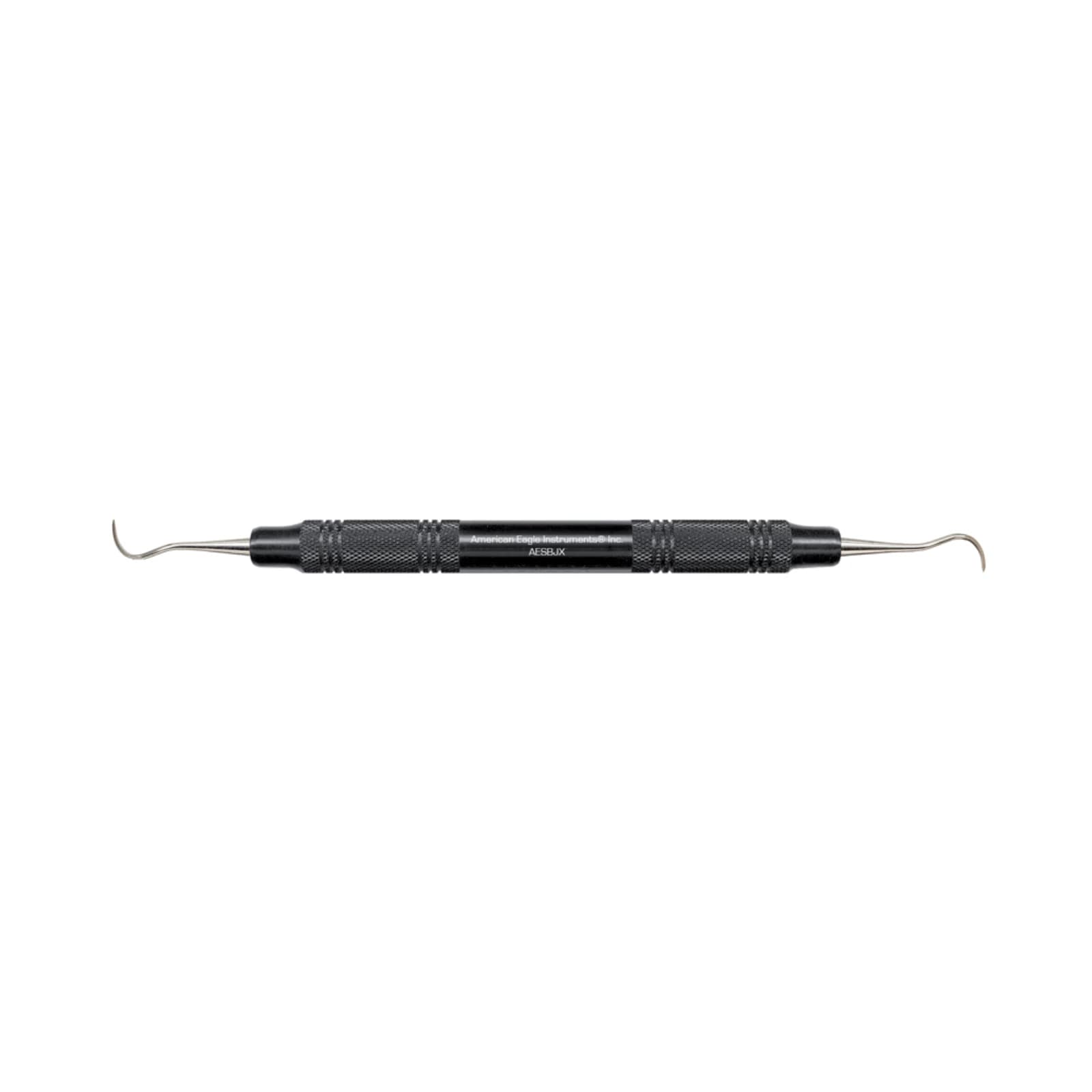 American Eagle Instruments Blackjack DE Sickle Scaler, EagleLite Resin Handle, Double-Ended, Black, AESBJX thumbnail 2