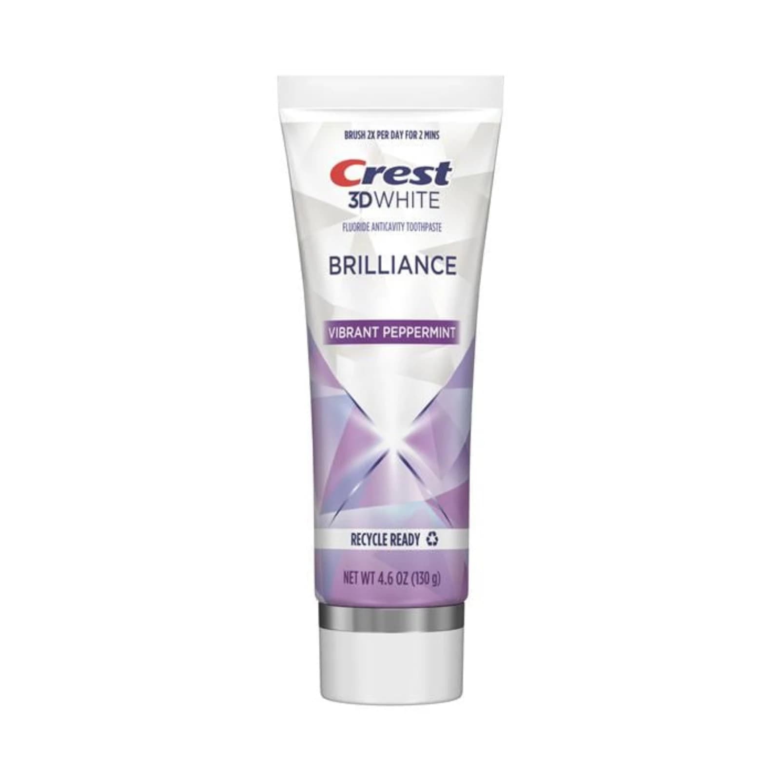 Crest 3D White Brilliance Toothpaste, Vibrant Peppermint, 4.6 oz Tube, 24/Case, 80755911 thumbnail 10