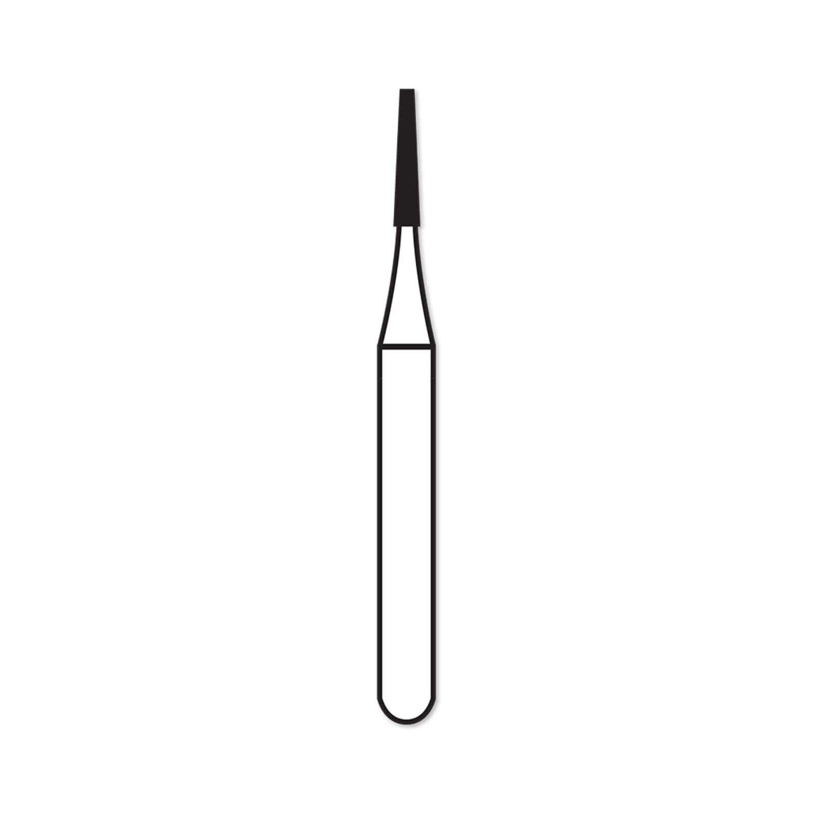 Alpen Carbide Bur #169L, Long Tapered Fissure, Handpiece (HP), 0.9 mm Diameter, 10/Pack - Alpen&reg; HP Carbide Burs - #169L - Image 1