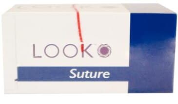 Look 537B Plain Gut Absorbable Suture, 4-0, 18" (45 cm), C-26 Reverse Cutting 1/2 Circle 15 mm Needle, 12/Box thumbnail 10