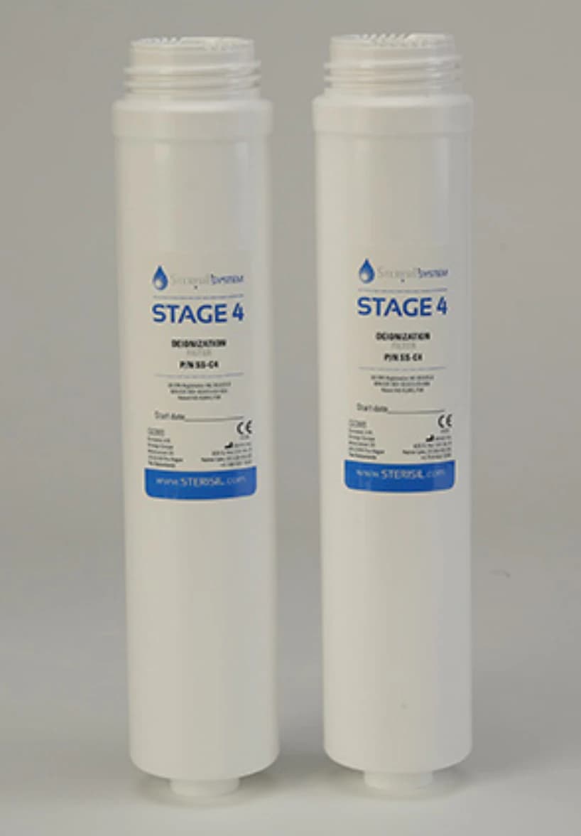 Sterisil G4 Replacement Deionization Cartridges, Stage 4, 2/Pk, SS-DI - G4 Replacement Deionization Cartridges Stage 4 2/Pk - Image 1
