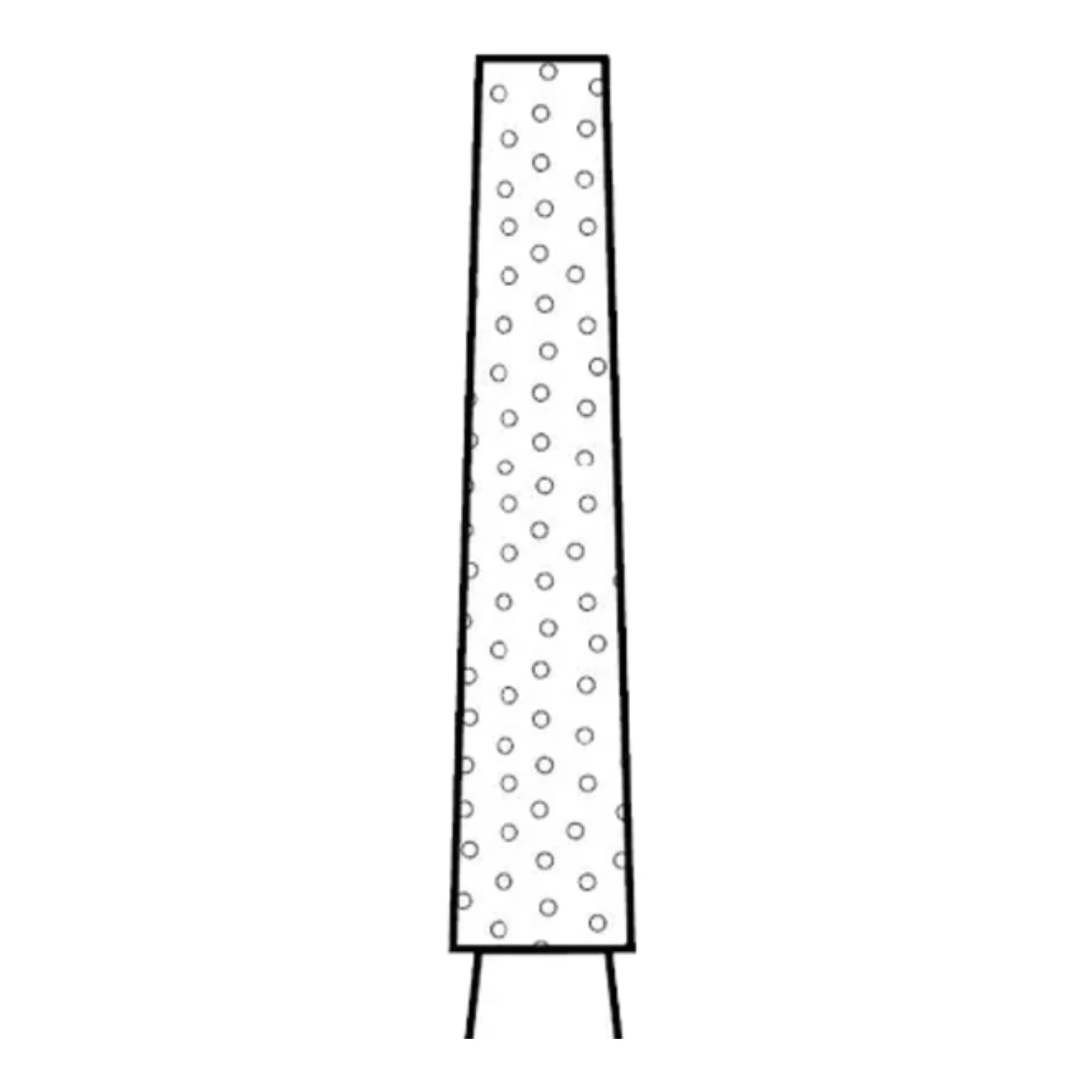 Two Striper Diamond Bur, FG, Flat-End Taper, 704.9, Coarse, Green, 1.8 mm Major/1.3 mm Minor Diameter, 9.0 mm Length, 5/Pk, 2015348 thumbnail 3