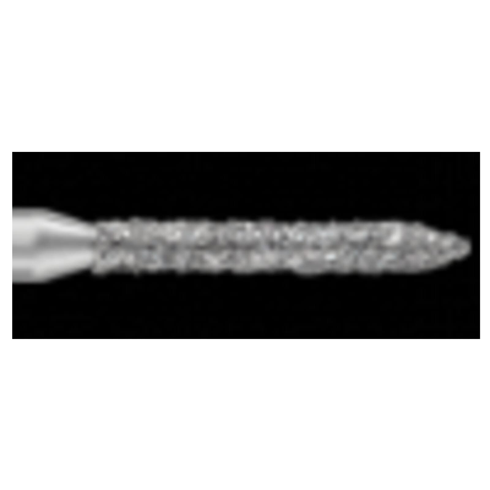 Piranha® Single Patient Use Diamond Bur, Beveled Cylinder FG, Fine Grit, #885-012F, 1.2 mm Diameter, 25/Pkg thumbnail 2