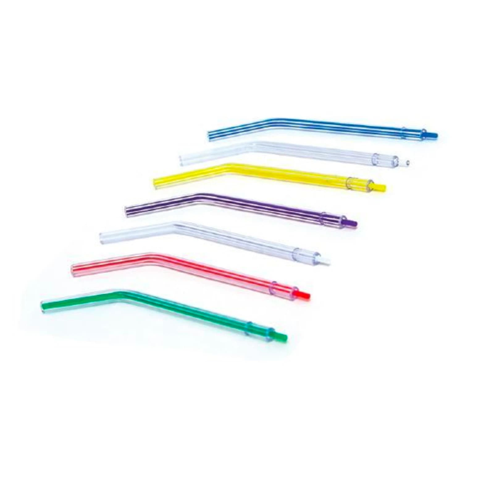 Crystal Tip Type Plastic Core Air/Water Syringe Tips, Rainbow, 250/Pk, AWPTC-250, AWPCT-250 thumbnail 2