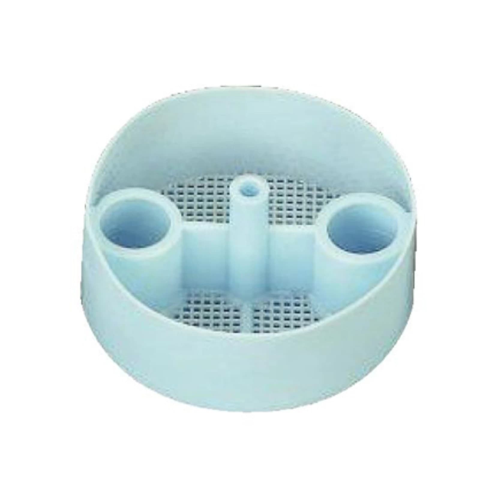 Plasdent Screen-4-Vac Disposable Evacuation Traps, Blue, 2-1/8" Diameter, for A-dec Plastic Canisters, 144/Box, #5501 thumbnail 2