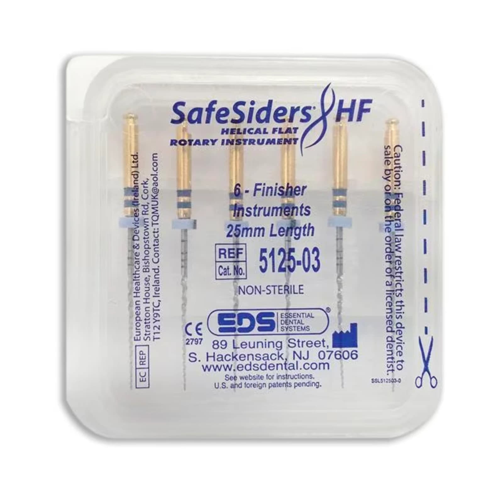 SafeSider HF Finisher Rotary Endodontic Instrument, 25mm, Size #30, 0.04 Taper, 6/Pk thumbnail 3