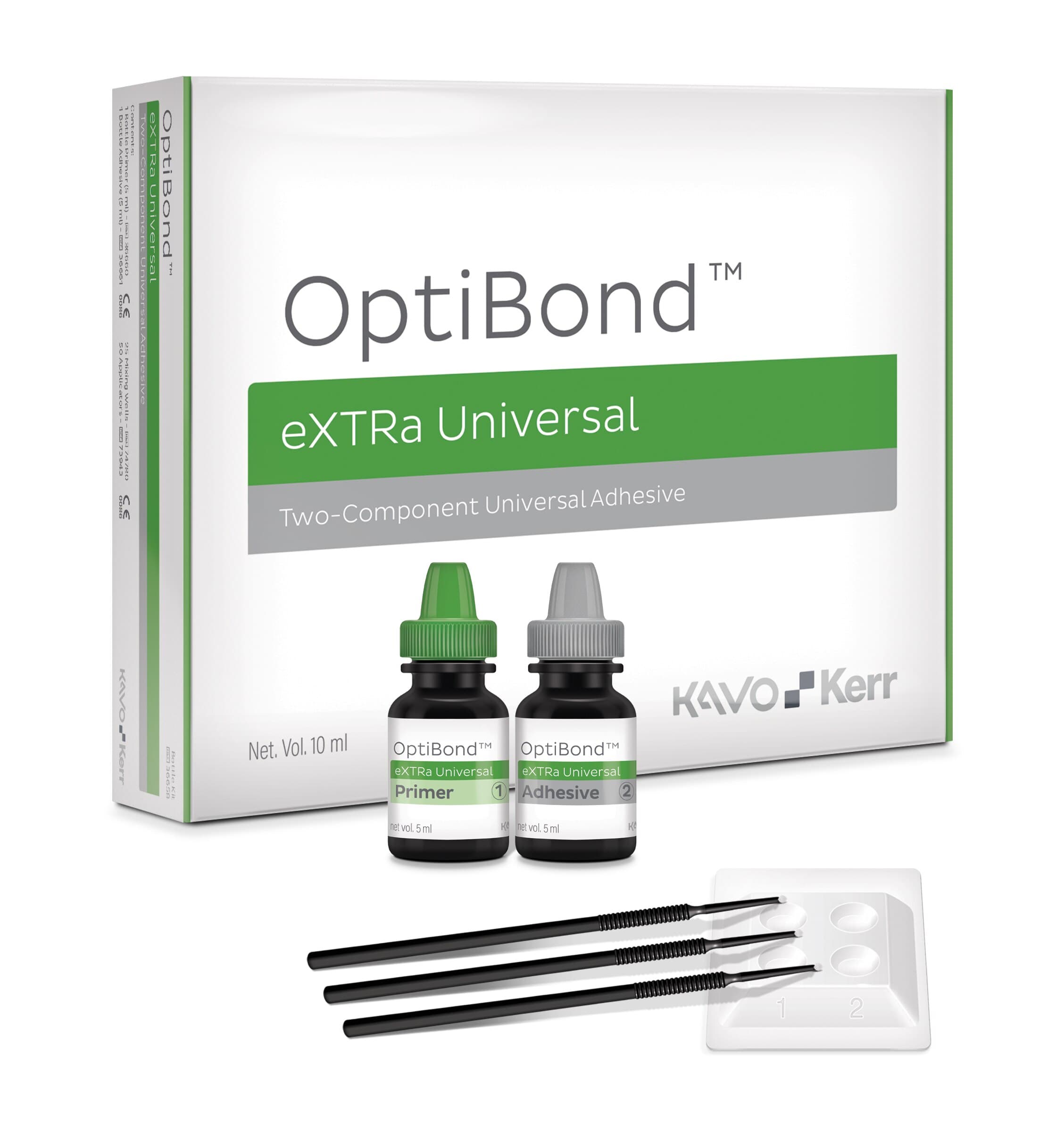 OptiBond eXTRa Universal Two-Component Light-Cure Adhesive Bottle Kit, 5 mL Primer & 5 mL Adhesive, 50 Applicators, 25 Mixing Wells, 36658 thumbnail 14