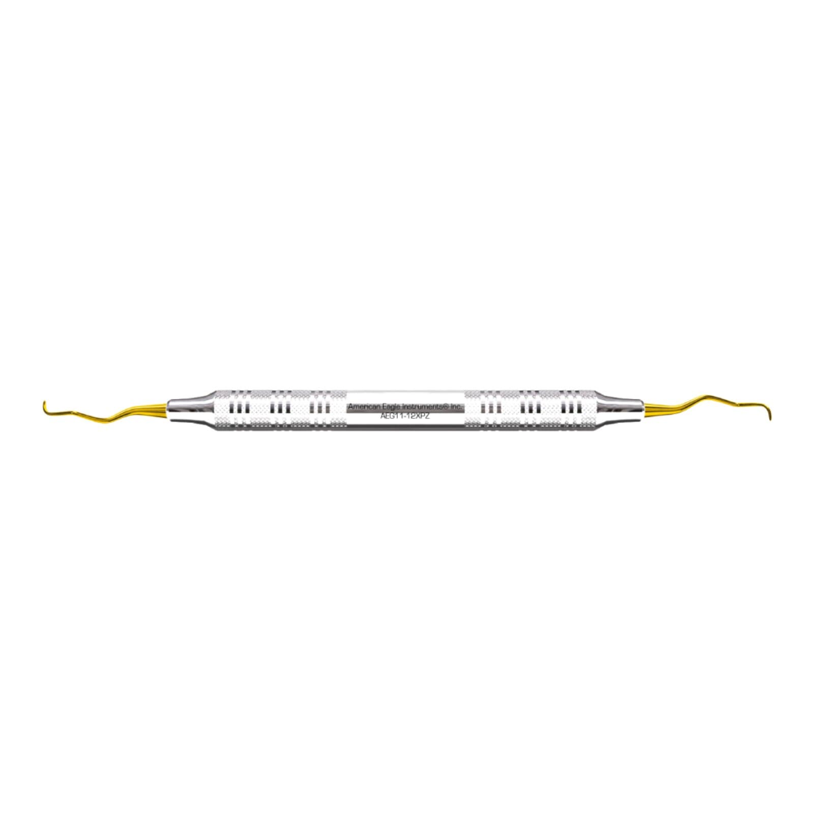 American Eagle Standard Gracey Curette, XP, #11-12, Posterior Mesial, EagleLite Stainless Steel Handle, 3/8", Double-Ended, 1/Pk, AEG11-12XPZ thumbnail 9
