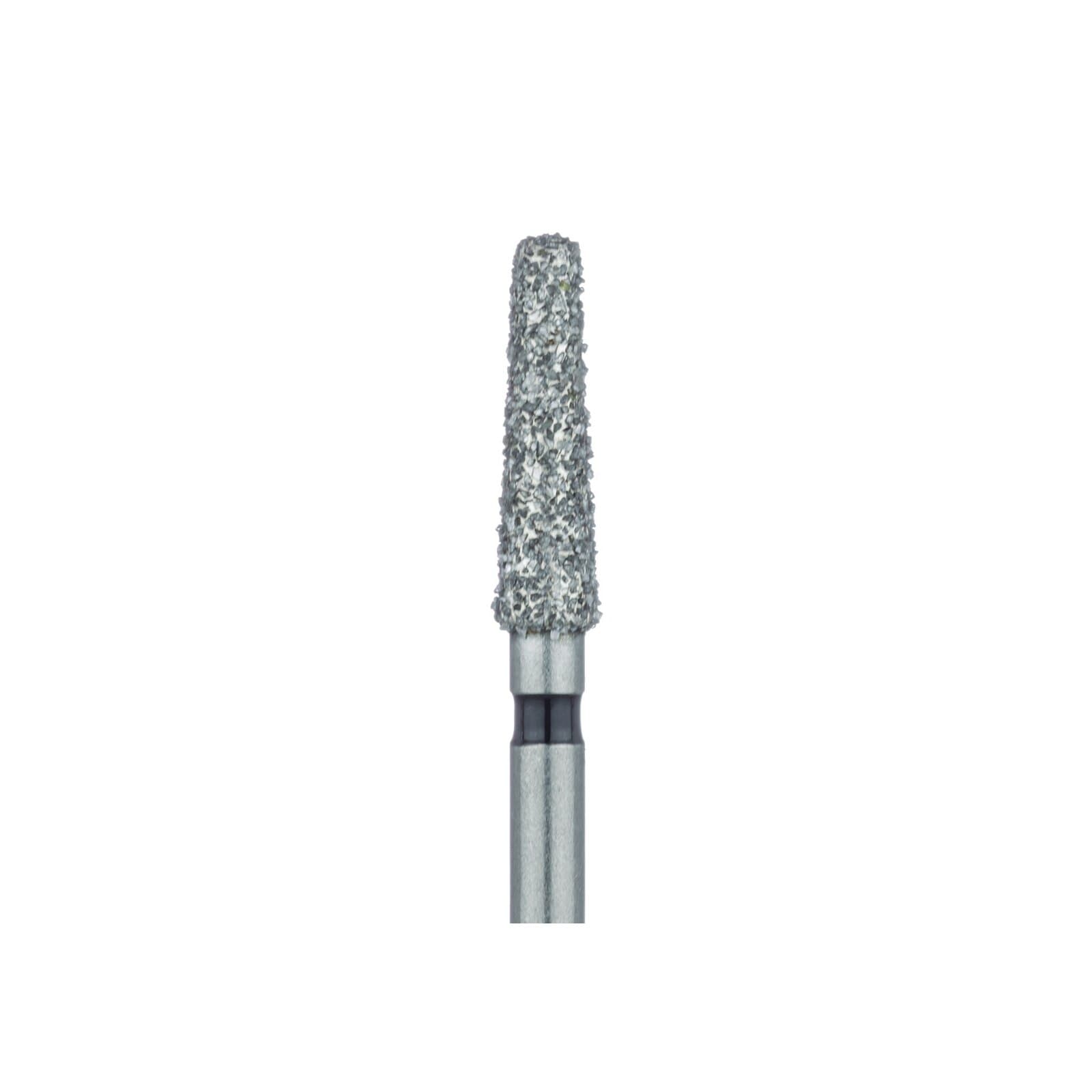 Meisinger FG Diamond Bur, Super Coarse (Black), Round Edge Tapered, 2.3mm Head, 8mm Working Length, 5/Pk, 847RH-023 thumbnail 3