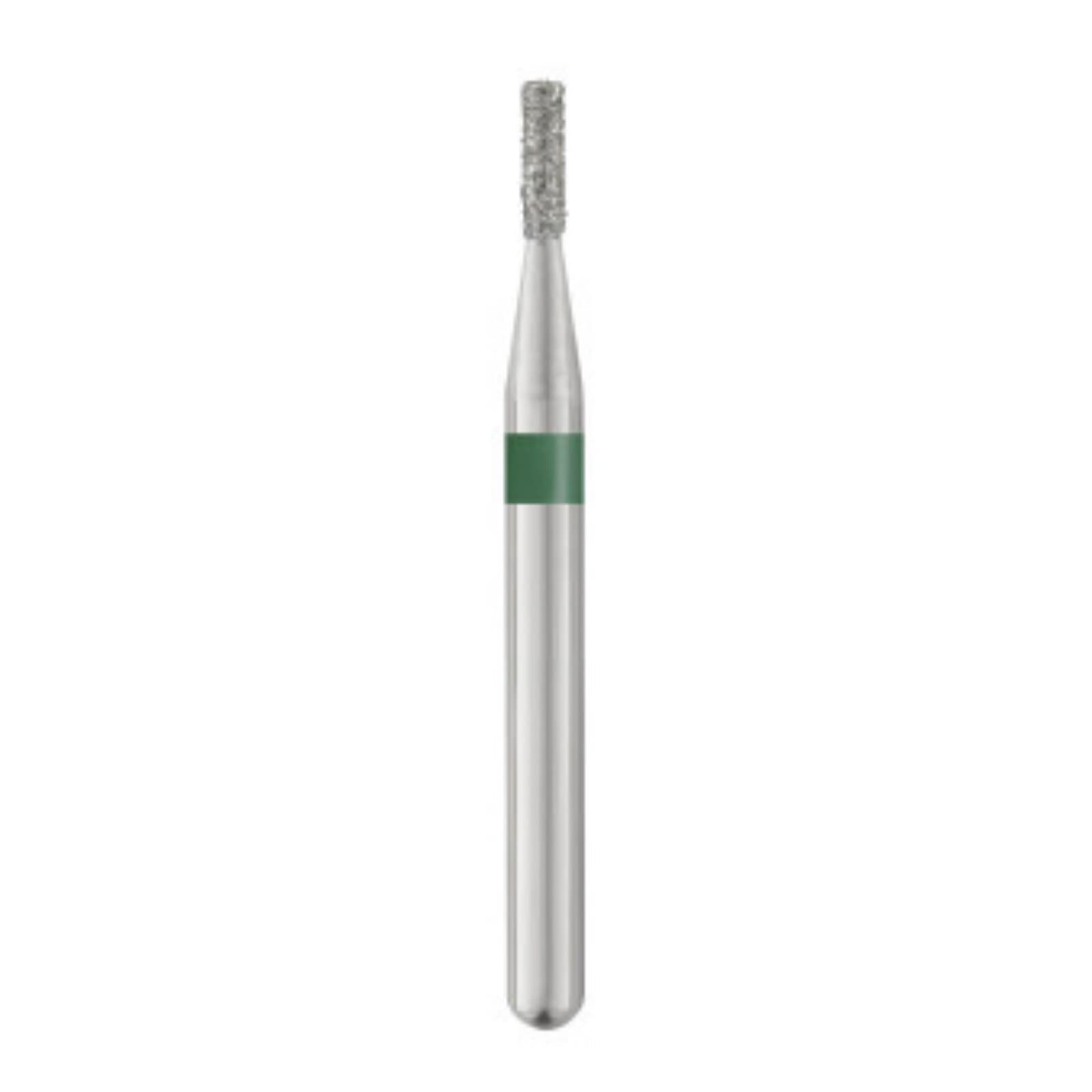 Piranha® Single Patient Use Diamond Bur, Flat End Cylinder, FG, Coarse, 0.9 mm Diameter, 25/Pkg, #835-009C thumbnail 2