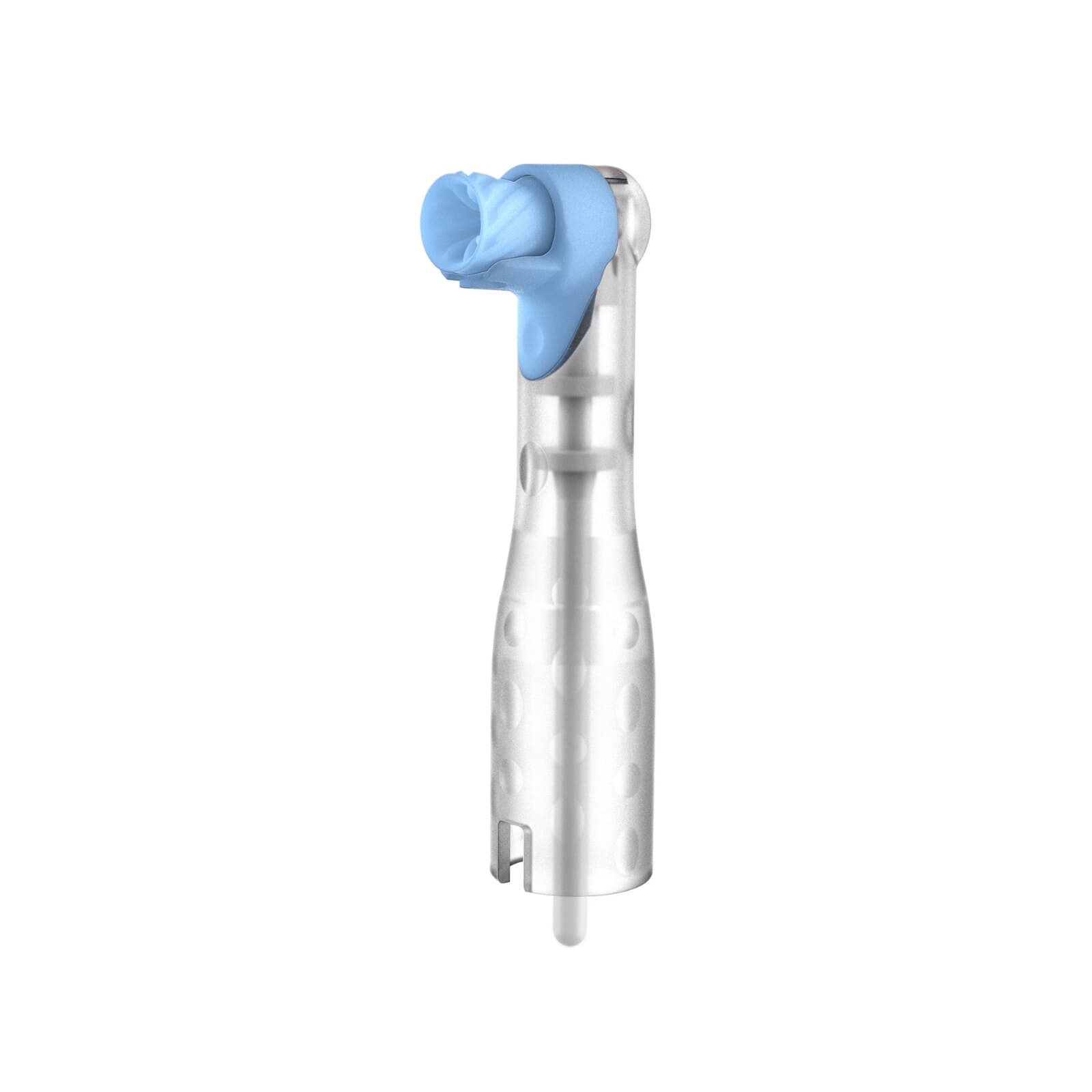 Pac-Dent AntiSplatr Disposable Prophy Angle, Firm Cup, Blue, Latex-Free, 90°, 500/Box, LSFAF-500 thumbnail 3