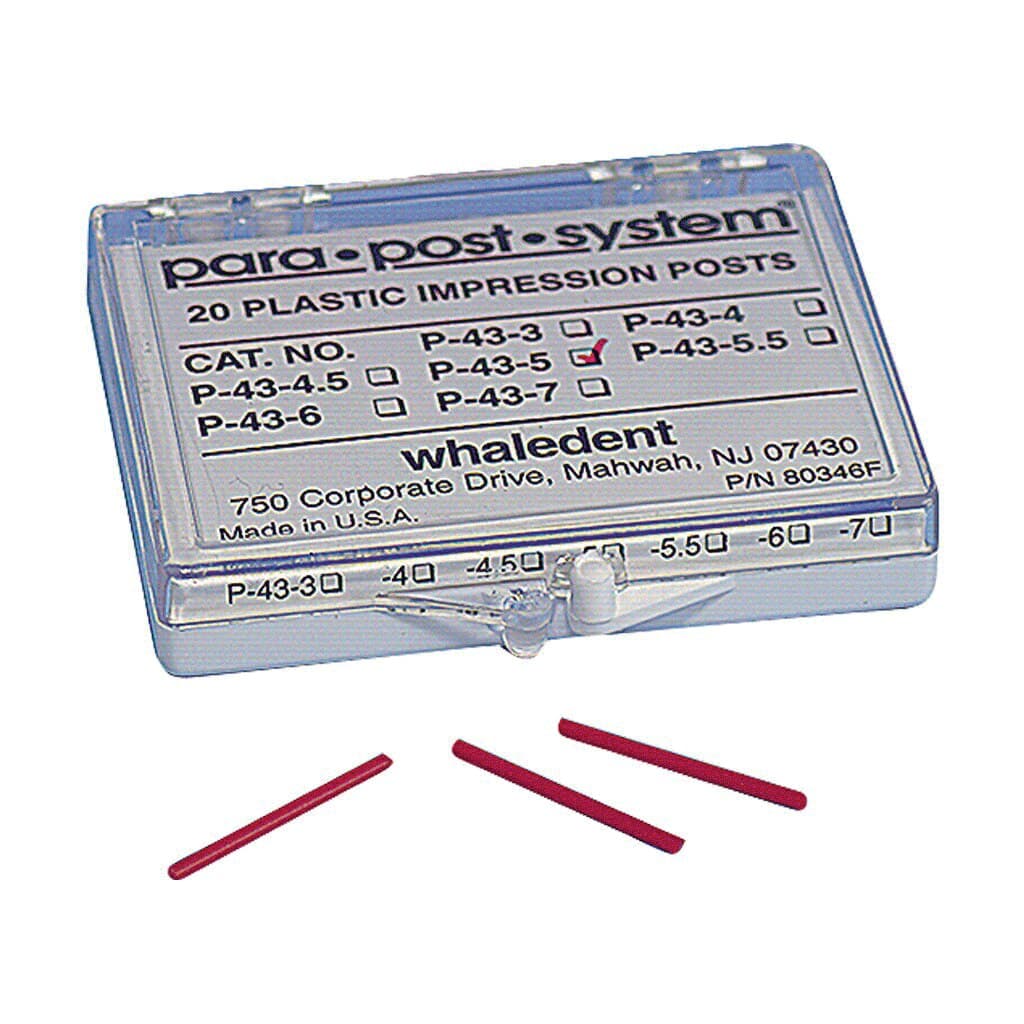 ParaPost Plastic Impression Post, Size 5 (0.050"/1.25mm), Red, 20/Pk, P43-5 thumbnail 4