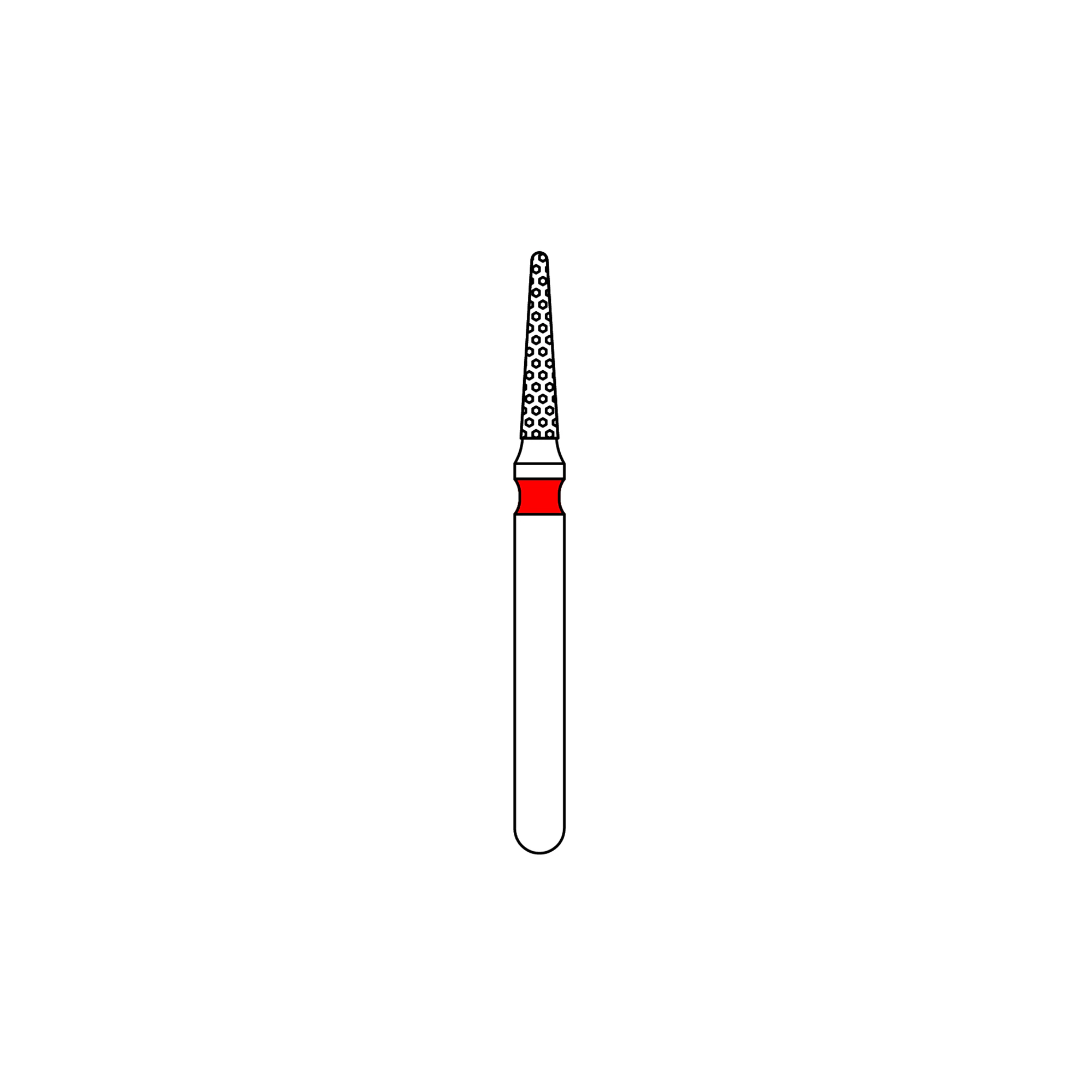 PRIVA Diamond Burs FG 852-012F, 5/Pk - PRIVA Diamond Burs FG 852-012F 5/Pk - Image 1