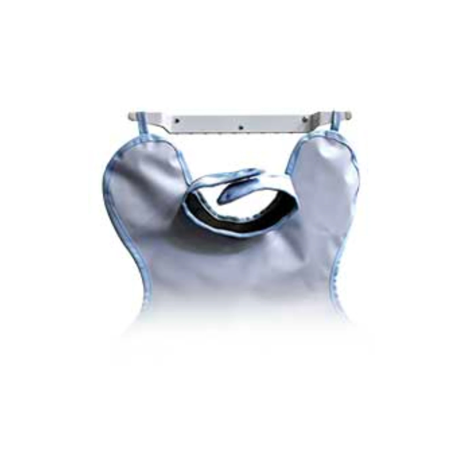 Palmero Hold-It X-Ray Apron Hanger, Economy, White, Coated Steel - Hold-It X-Ray Apron Hanger Economy White - Image 1