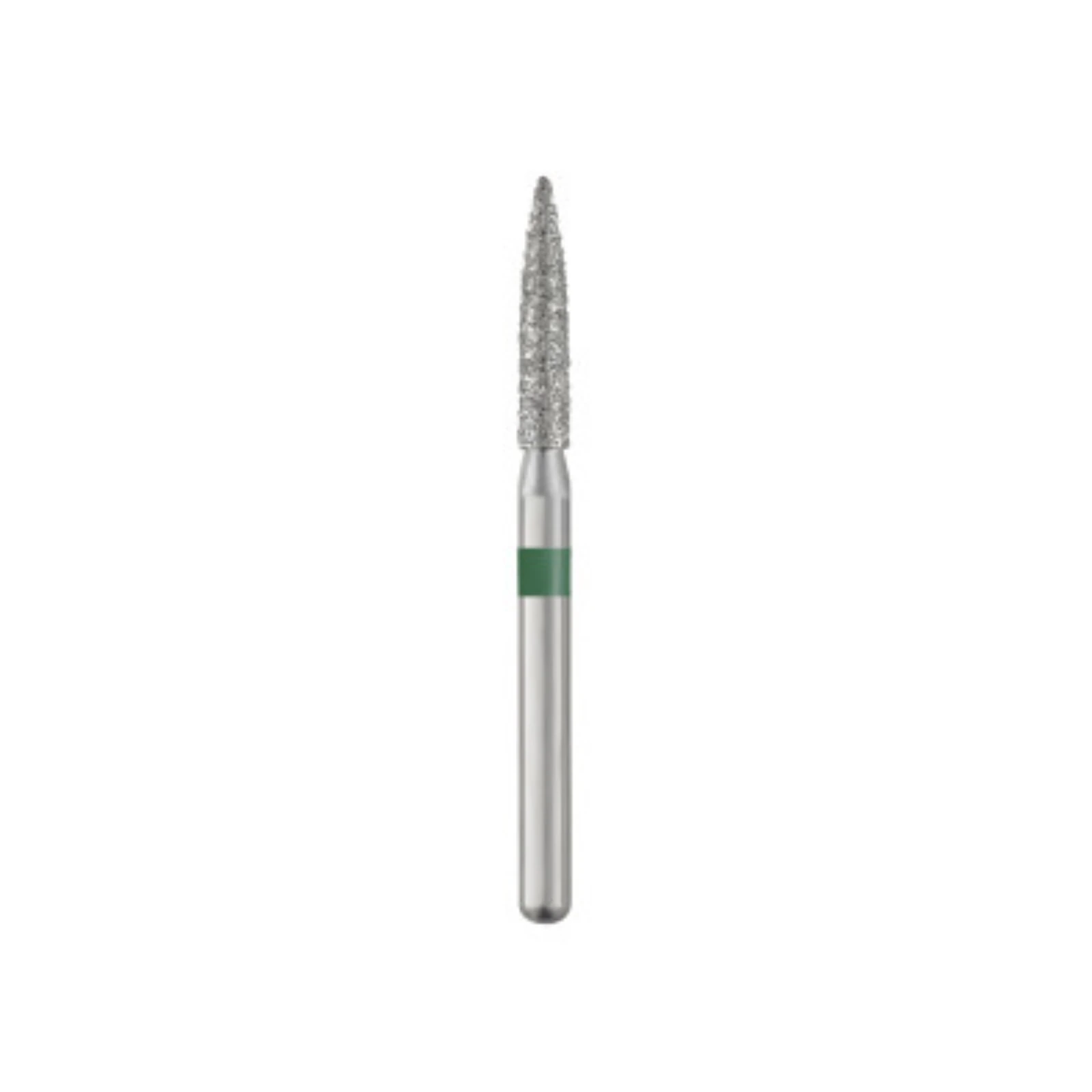 SS White Piranha Single-Use Diamond Bur, Coarse Grit, Flame Shape, Friction Grip, 862-016C, 25/Pk thumbnail 2