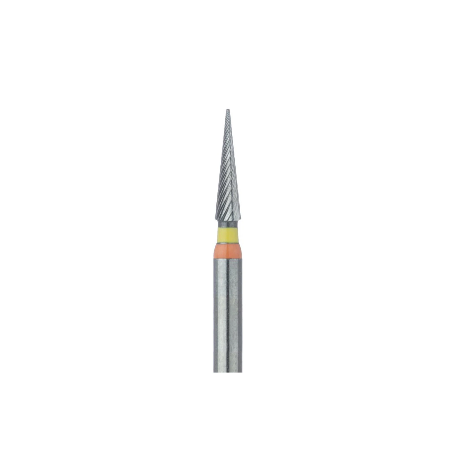 Meisinger Tungsten Carbide T&F Finishing Bur with Twist, ET6, Extra-Fine 20 Flute, 1.4 mm Diameter, Friction Grip, 5/Pkg, D0134F-014-FG thumbnail 2