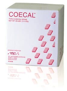 COECAL Type III Laboratory Stone, Buff, 25 lb Box, 310125 thumbnail 4