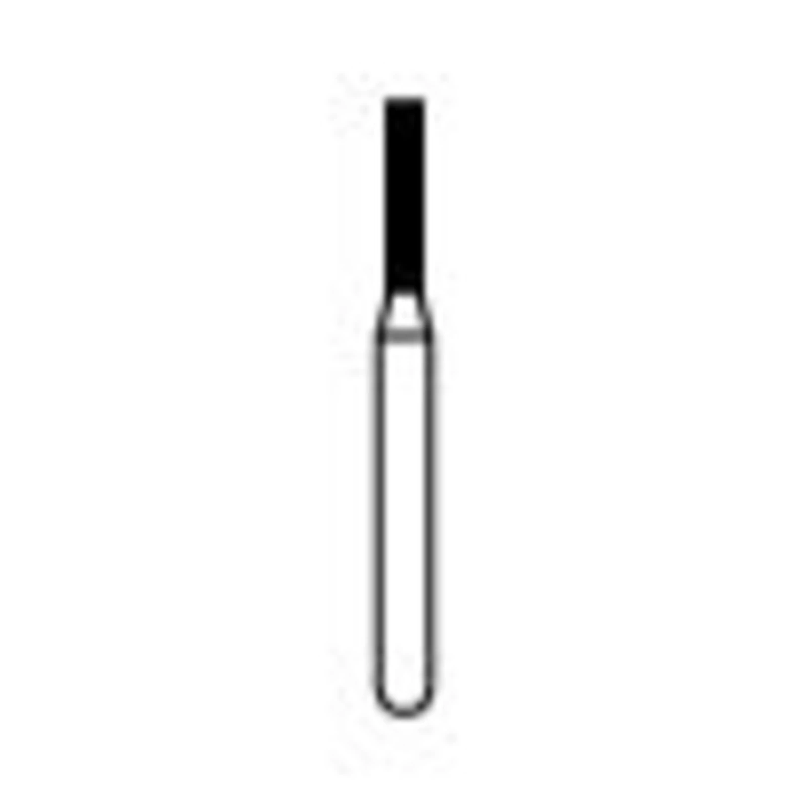 NTI Diamond Bur, FG, Medium Grit, Flat End Cylinder, 1.0 mm Diameter, 6.0 mm Length, 5/Pkg, M836-010 thumbnail 2