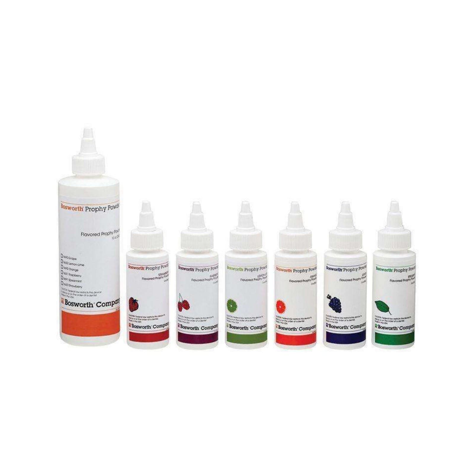 Bosworth Prophy Powder, Spearmint, Sodium Bicarbonate Air Polishing Powder, 10 oz Bottle, 16691 thumbnail 2