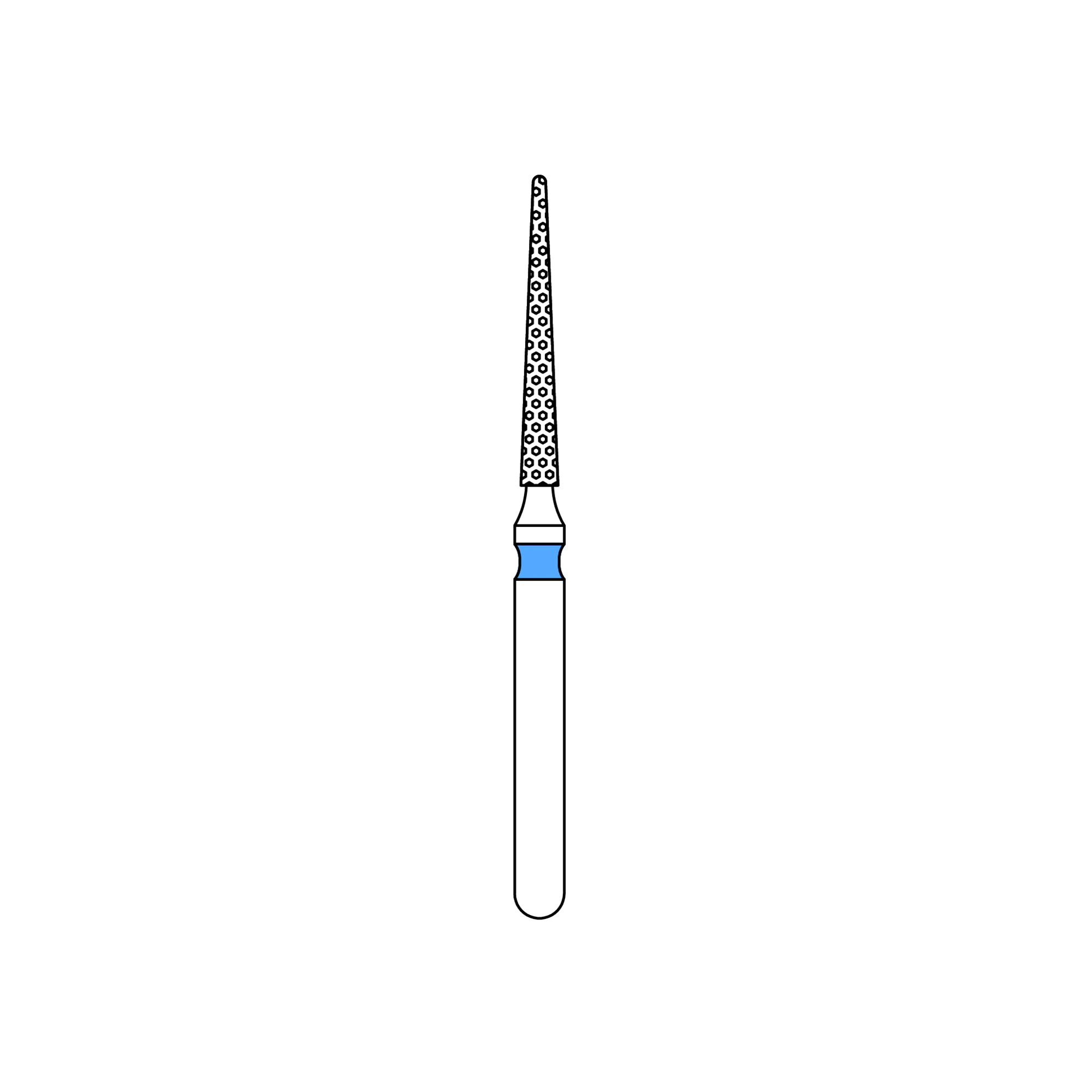 PRIVA Diamond Burs FG 859-012M, 5/Pk - PRIVA Diamond Burs FG 859-012M 5/Pk - Image 1