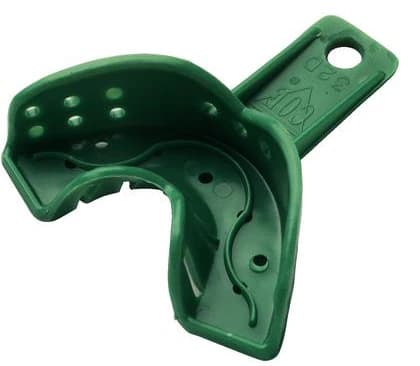 COE Spacer Disposable Impression Trays #32D Anterior, Perforated, Green, 12/Bag, 253212 thumbnail 7