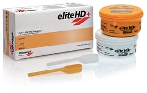 Elite HD+ Putty Soft Regular Set, A-Silicone Impression Material, 2 x 250 mL (Base & Catalyst), Orange, C203000 thumbnail 2