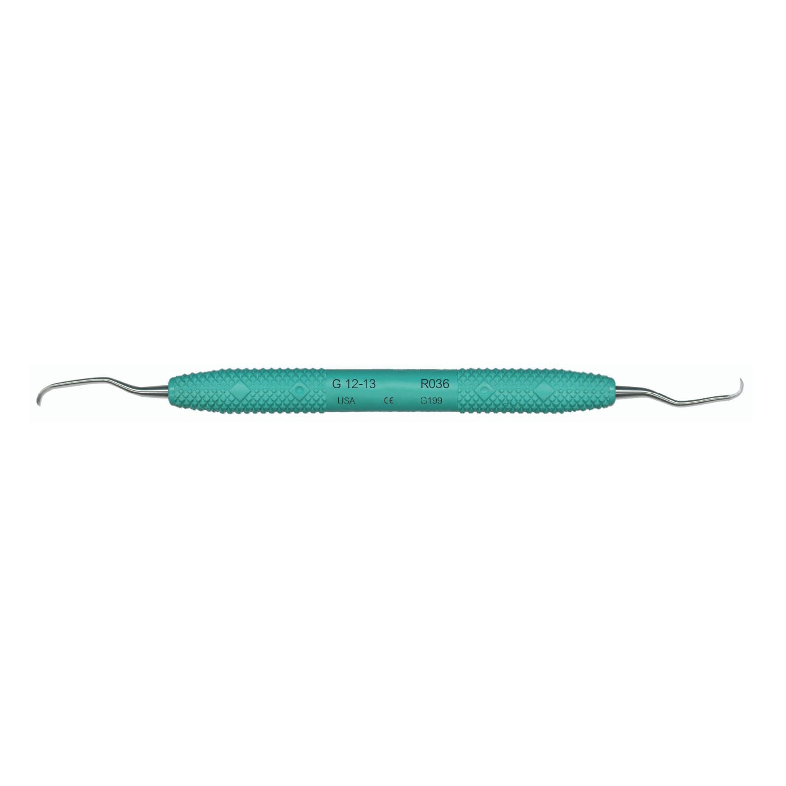 PDT Cruise Gracey 12/13 Curette, Double-Ended, Caribbean Green Resin Handle, 1/Pk, R036 thumbnail 7