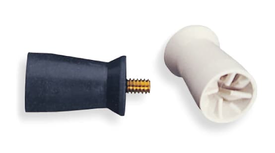 Young Dental Turbo Plus Prophy Cups, Firm White, Screw-Type, Webbed, 720/Pkg, 053305 - Turbo Plus Prophy Cups Screw Firm White 720/Pk - Image 1