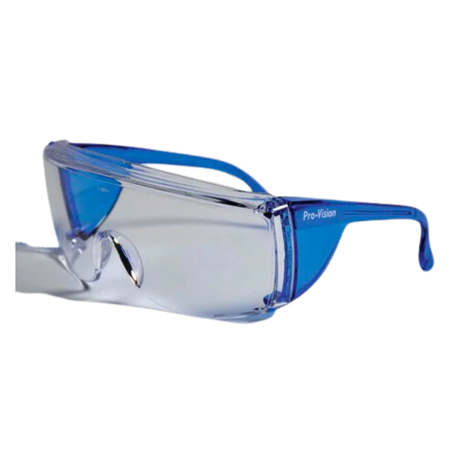 Palmero ProVision End-Fog Protective Eyewear, Blue Frame, Clear Lens, 1/Pack, 3556B thumbnail 2