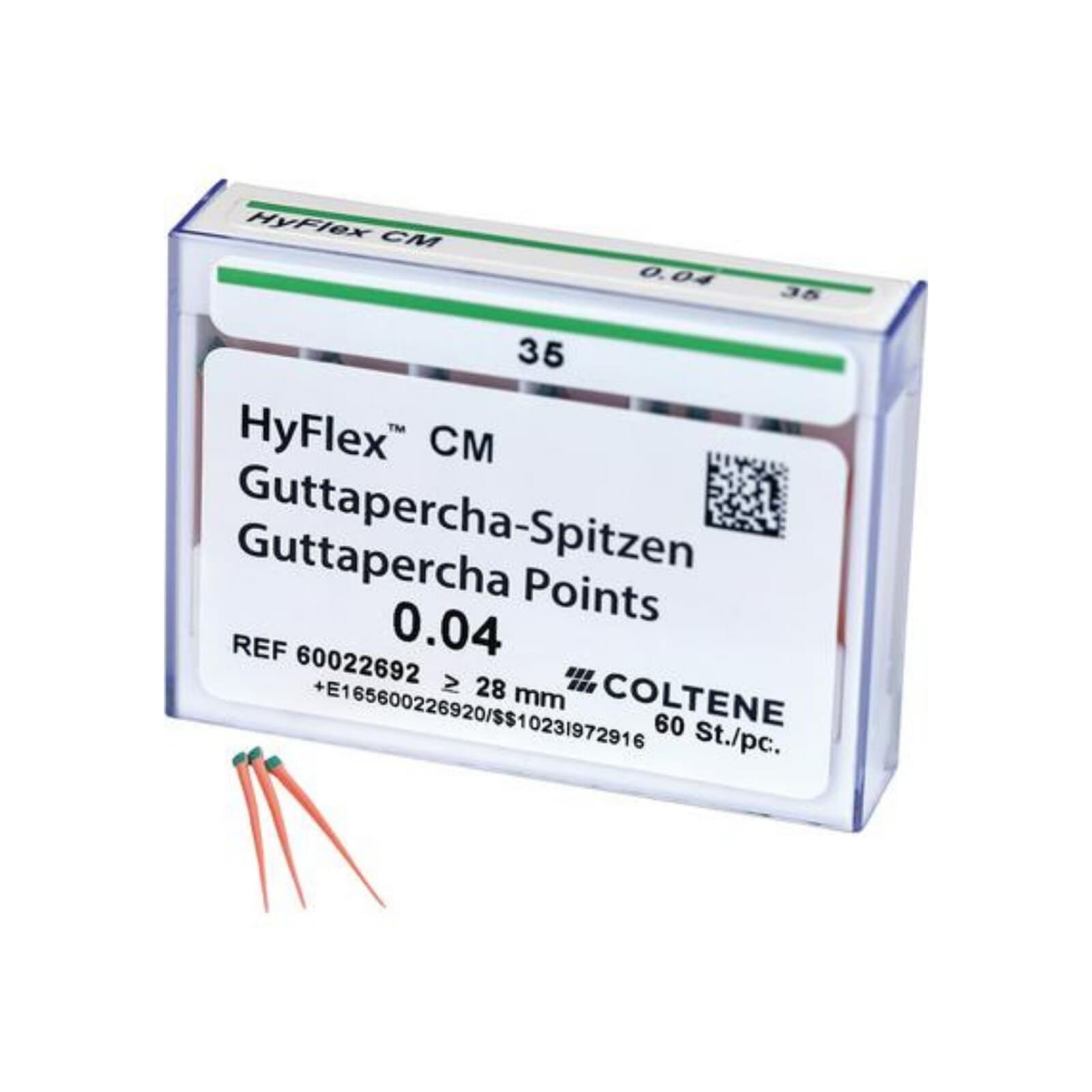 HyFlex CM Gutta-Percha Points, .04 Taper, Size #35, Green, 60/Pk, 60022692 thumbnail 2