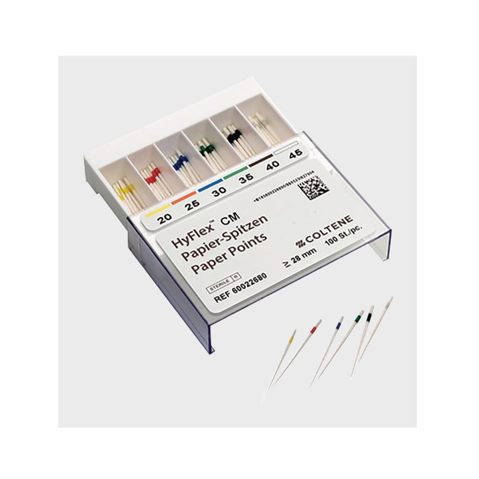 HyFlex CM Gutta-Percha Points, Taper .04, Size #45, White, 60/Box, 60022694 thumbnail 2