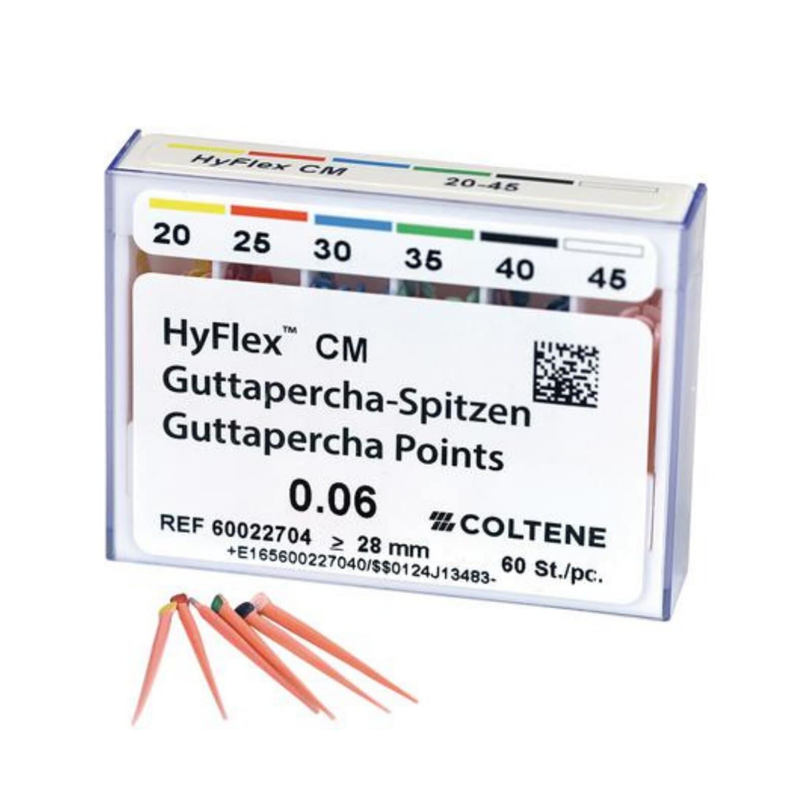 HyFlex CM Gutta-Percha Points, Taper .06, Size #40, Black, 60/Pkg, 60022701 thumbnail 3