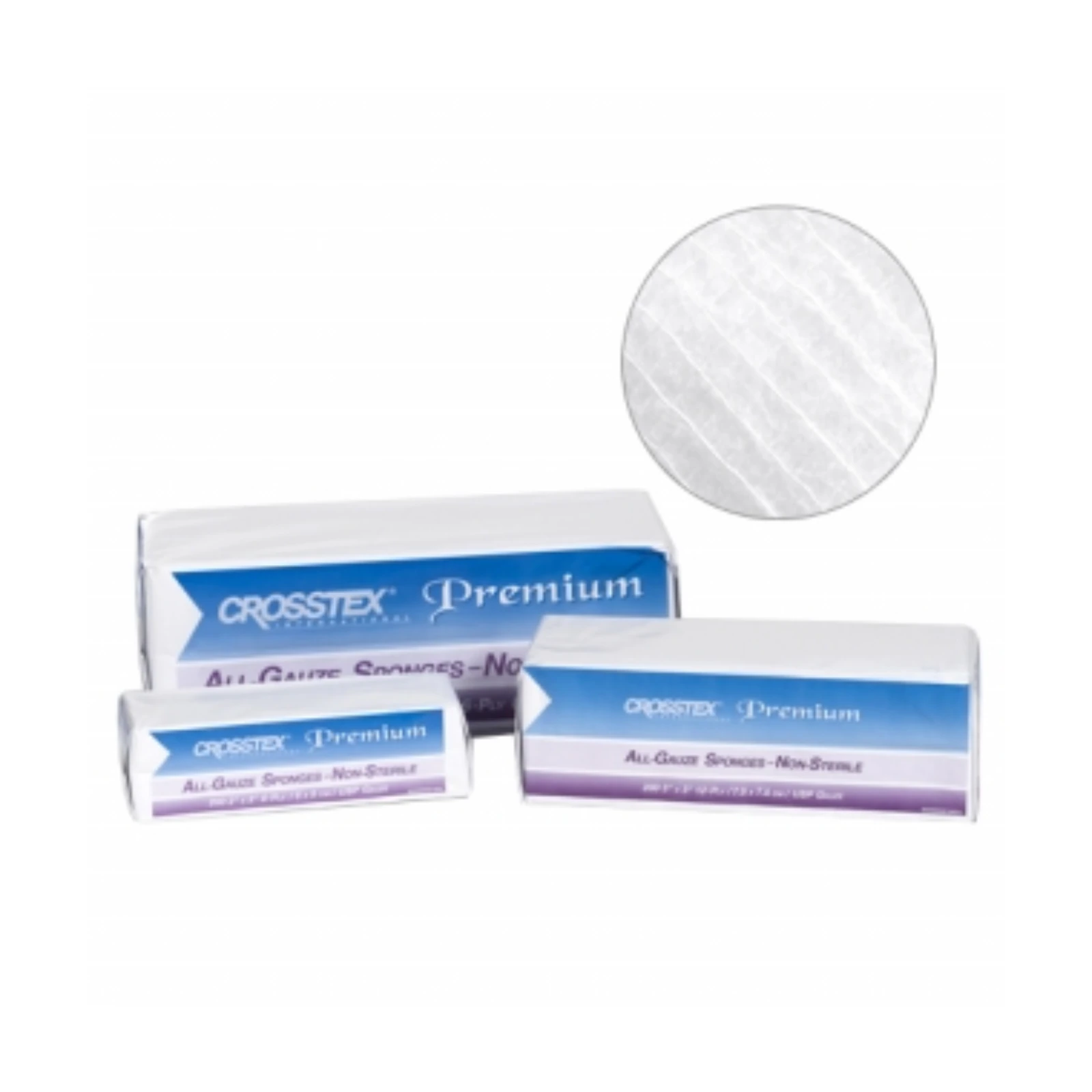 Crosstex All-Gauze Sponges Premium, Non-Sterile, 2" x 2", 8-Ply, 5000/Case, ENC2 thumbnail 6