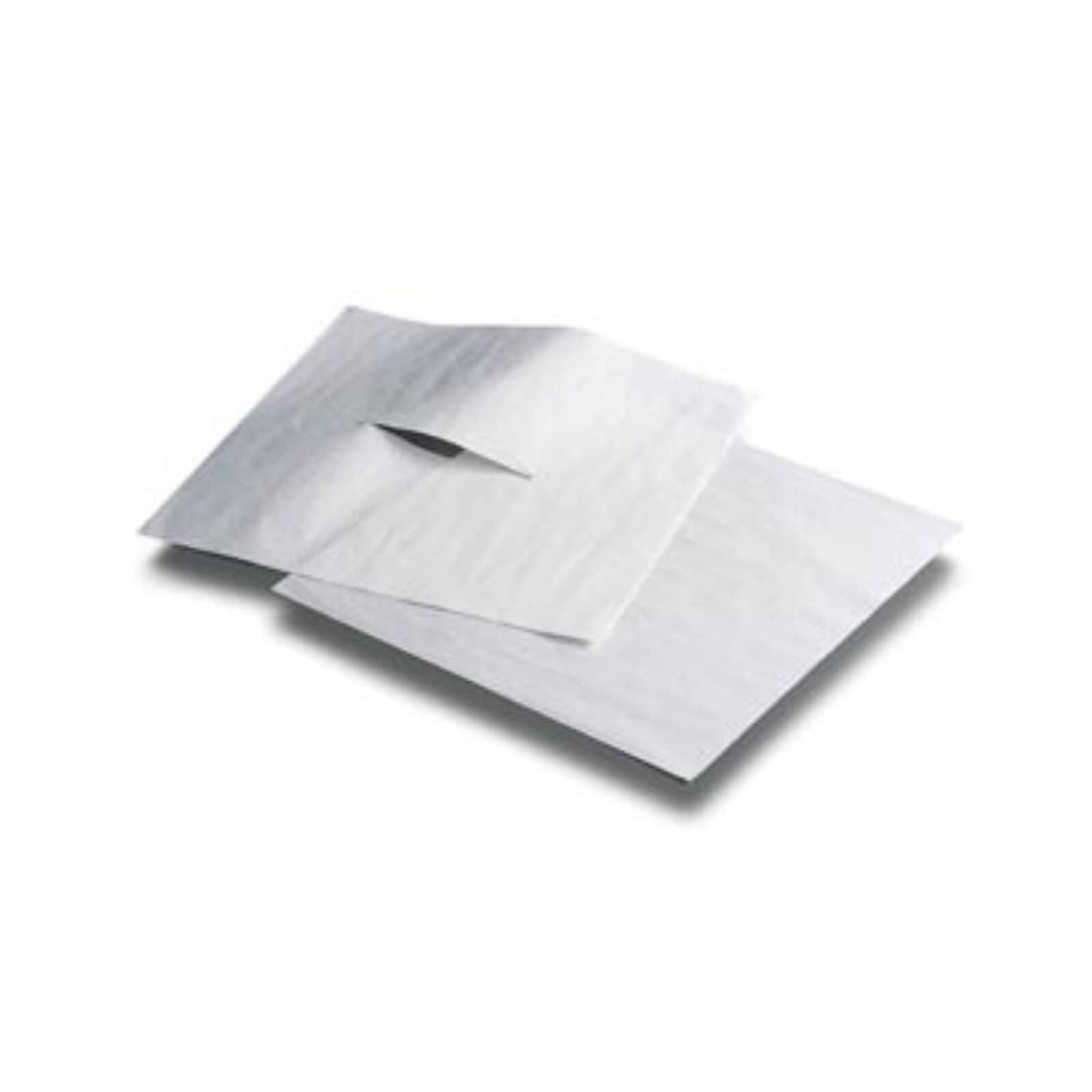 TIDI Choice Headrest Covers, 10" x 10", Tissue/Poly, White, 500/Case thumbnail 2