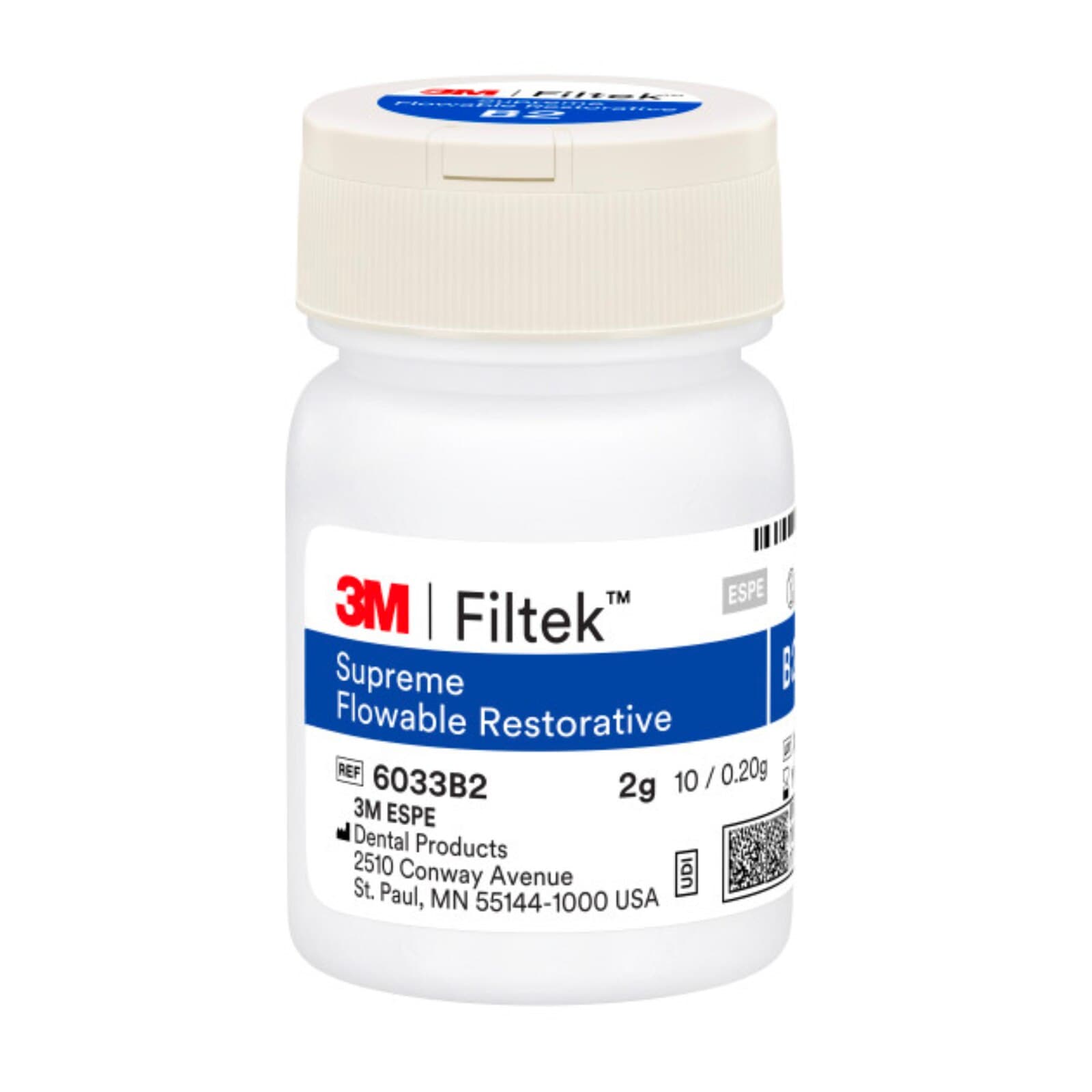 Filtek Supreme Ultra Flowable Restorative, Cavifil Refill, 0.2 g, Shade B2, 20/Pk, 6033B2 thumbnail 8