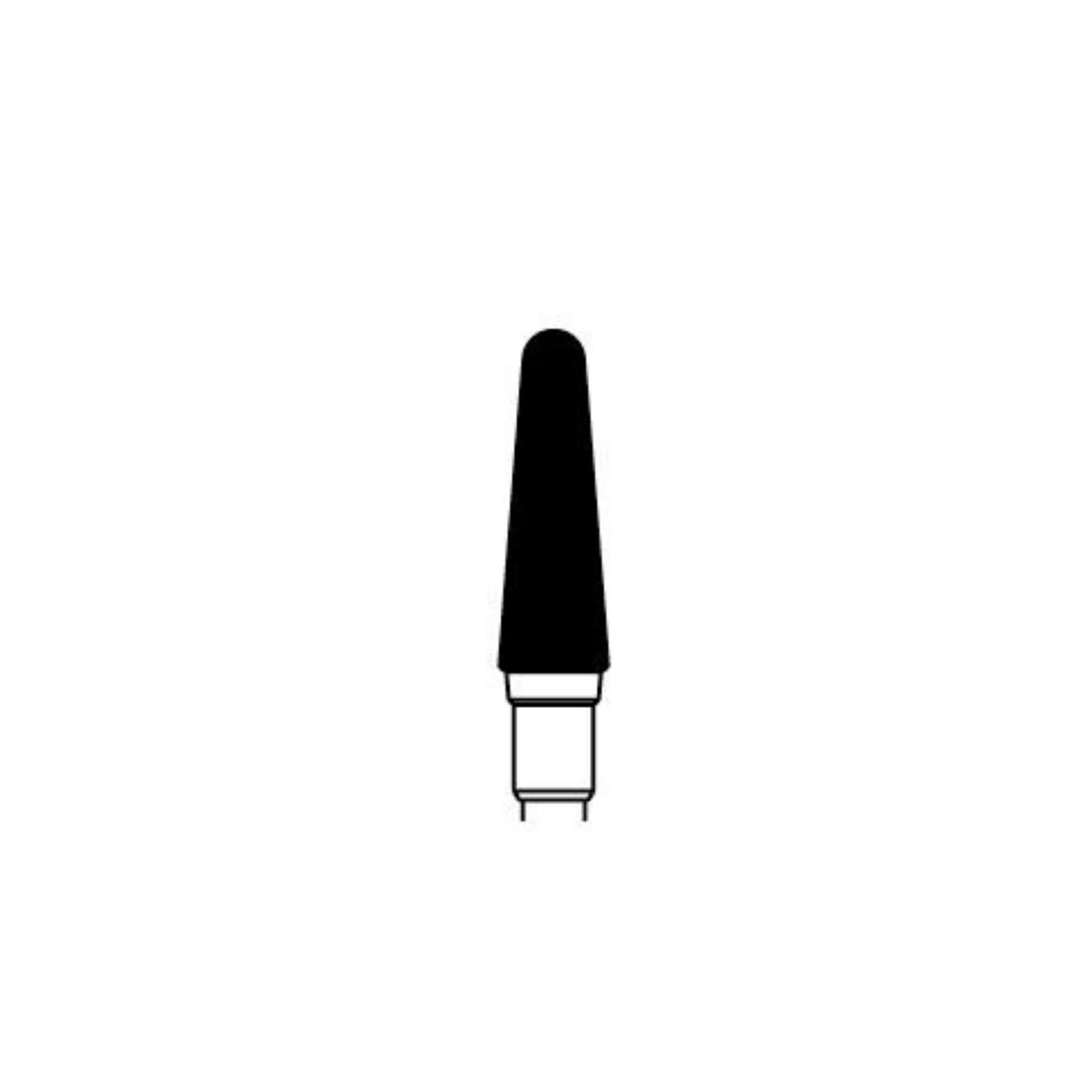 NTI Universal Cutter, Fine Cross Cut (EF), Round End Taper, 4.0 mm x 14 mm, HP, Red Ring, UC079EF-040 thumbnail 2