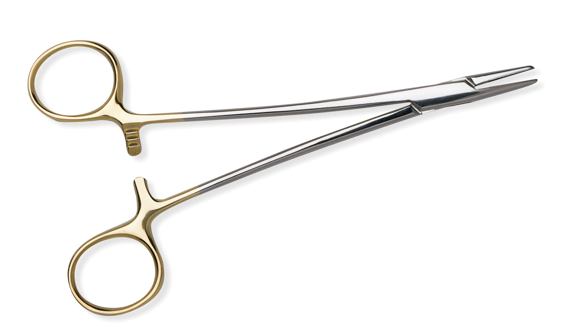 Premier Crile-Wood 6" Needle Holder with TC Tungsten Carbide Inserts and Gold Handle, 15.2cm, 01KEZKNM9DYE0KB887X25R4090 thumbnail 2