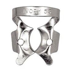 Ivory Rubber Dam Clamp #56, Winged, Stainless Steel, for Large Molars, 1 Each, 50057374 thumbnail 3
