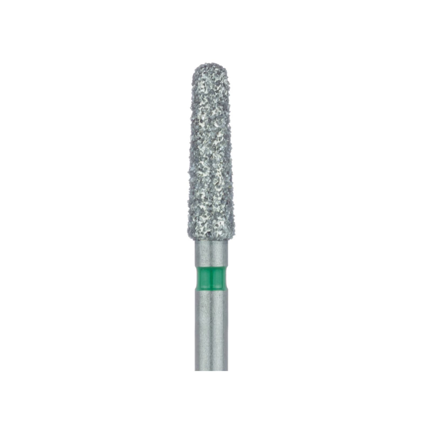 Meisinger Diamond Bur, Round End Taper, FG, Coarse (Green), 2.5mm Head, 8mm Working Length, 850G-025, 5/Pack thumbnail 4