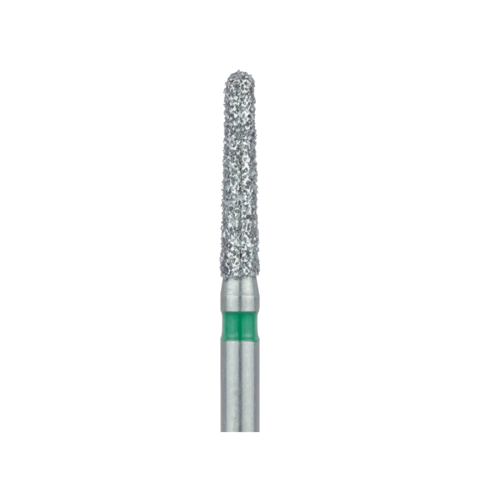 Meisinger FG #850.018 Coarse Round End Taper Diamond Bur, 1.8mm Head, 8mm Working Length, Multi-Use, Green Band, 5/Pk, US #7686 thumbnail 3