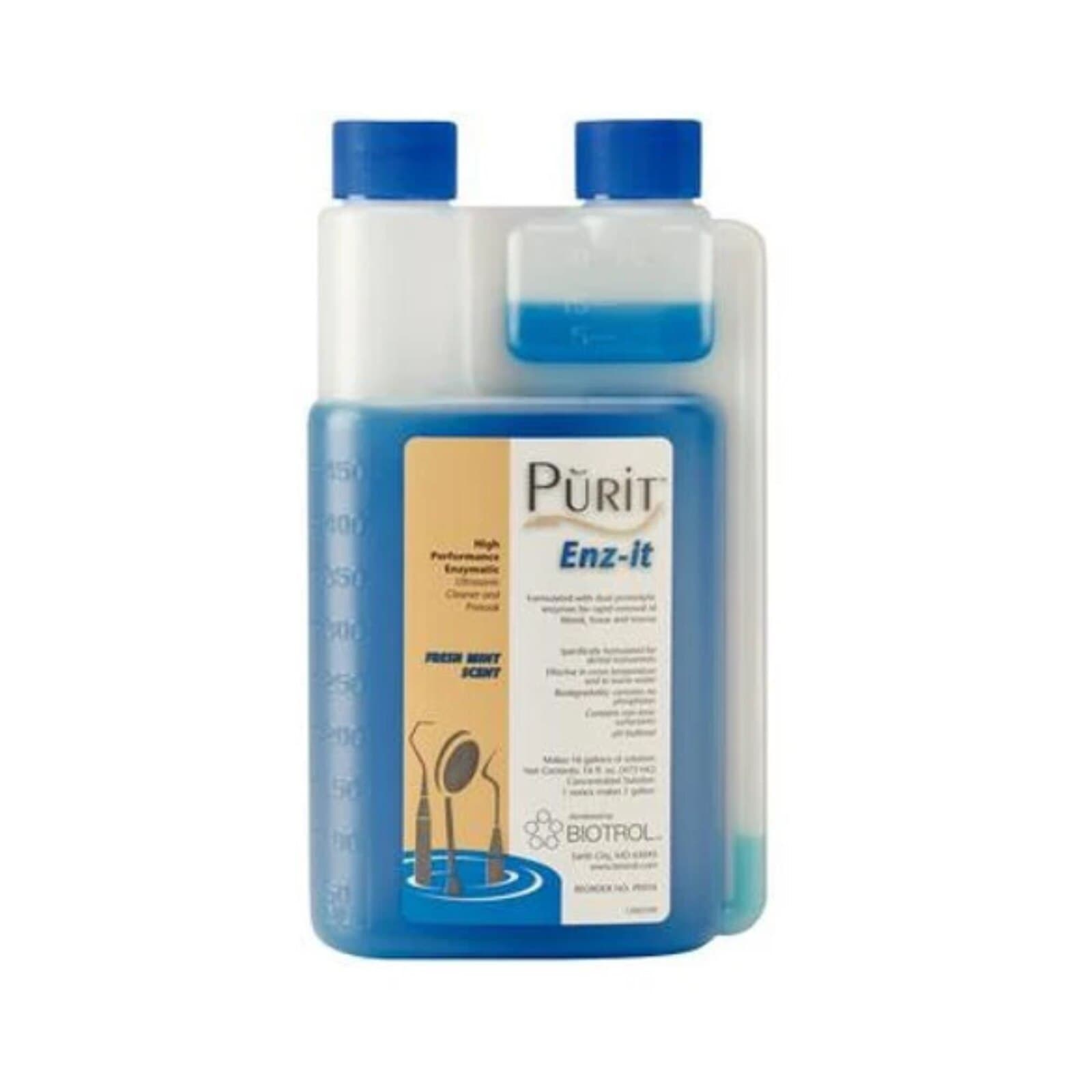 Purit Enz-It Enzymatic Ultrasonic Cleaner Solution & Presoak, 16 oz Bottle, PE016 thumbnail 4