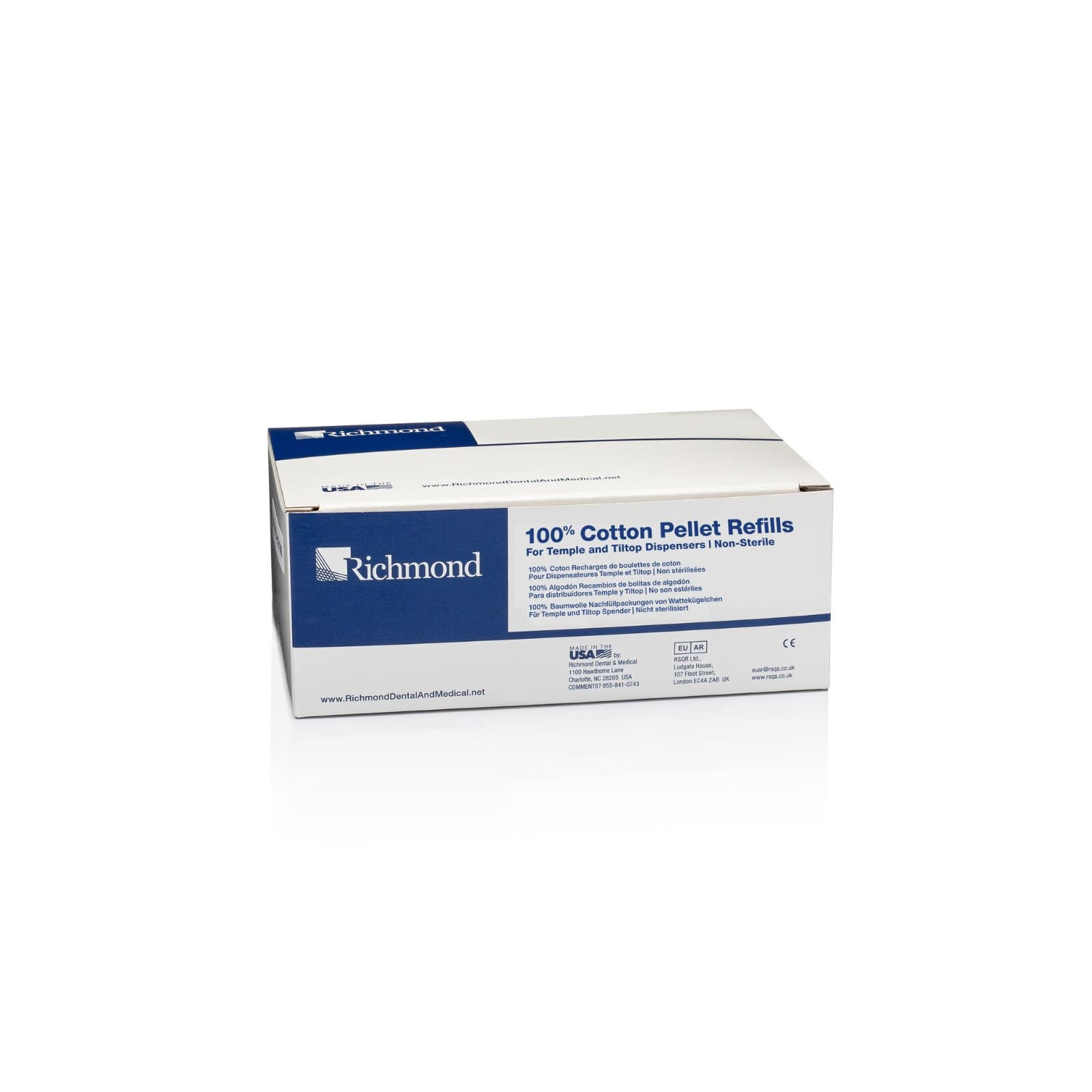 Richmond Dental Cotton Pellets, Assorted Sizes #1-#4, Refill, 12 Packs/Box, 100900 thumbnail 10