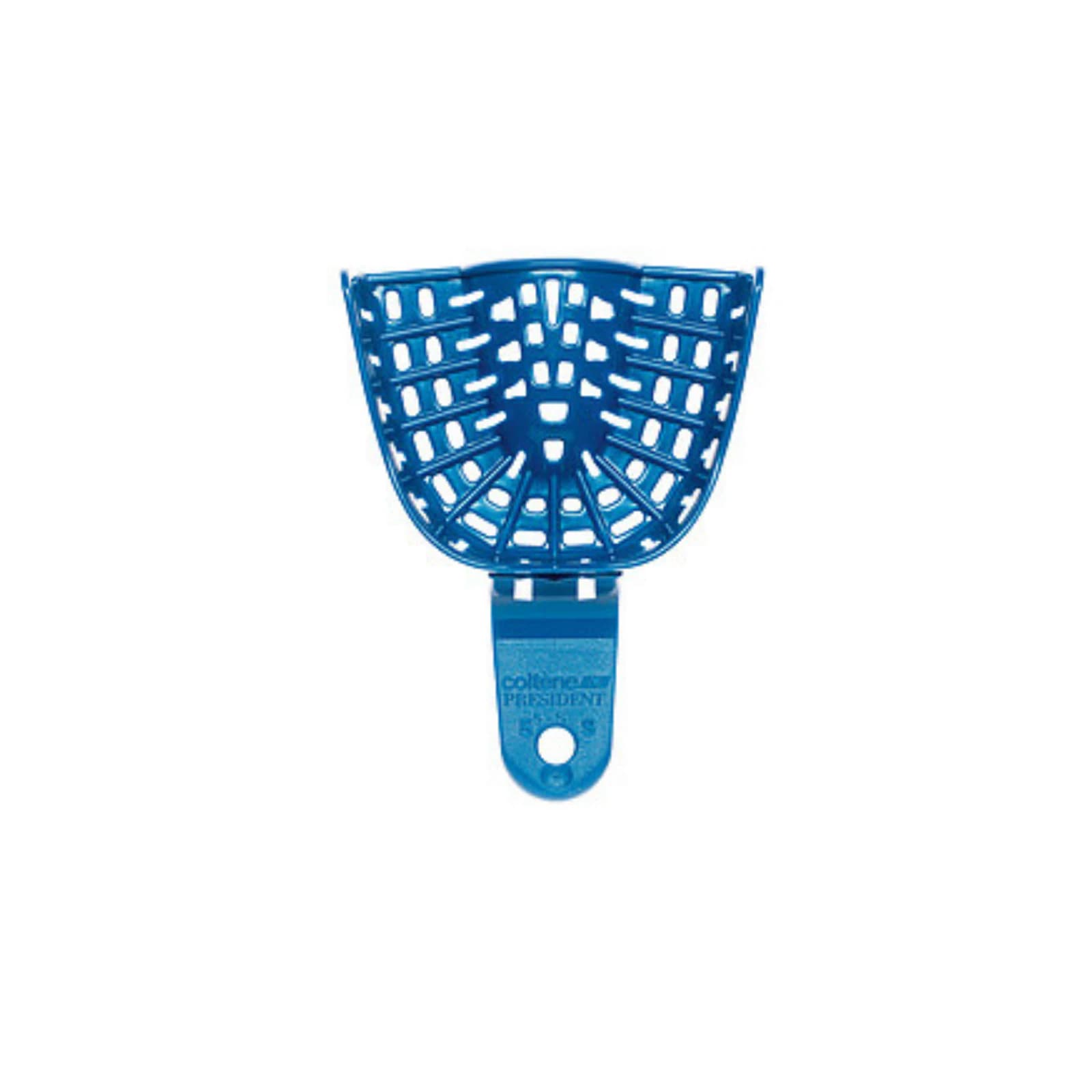 President Perforated Impression Tray, Autoclavable, Blue, #5, Full Upper Small, 12/Pk, C6954 thumbnail 7