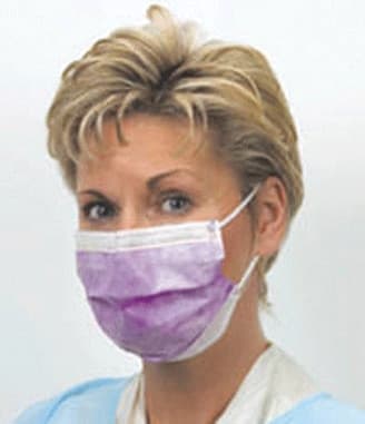 Crosstex Isofluid Earloop Face Mask, ASTM Level 1, Sapphire, Latex-Free, 50/Box, GCISA thumbnail 11