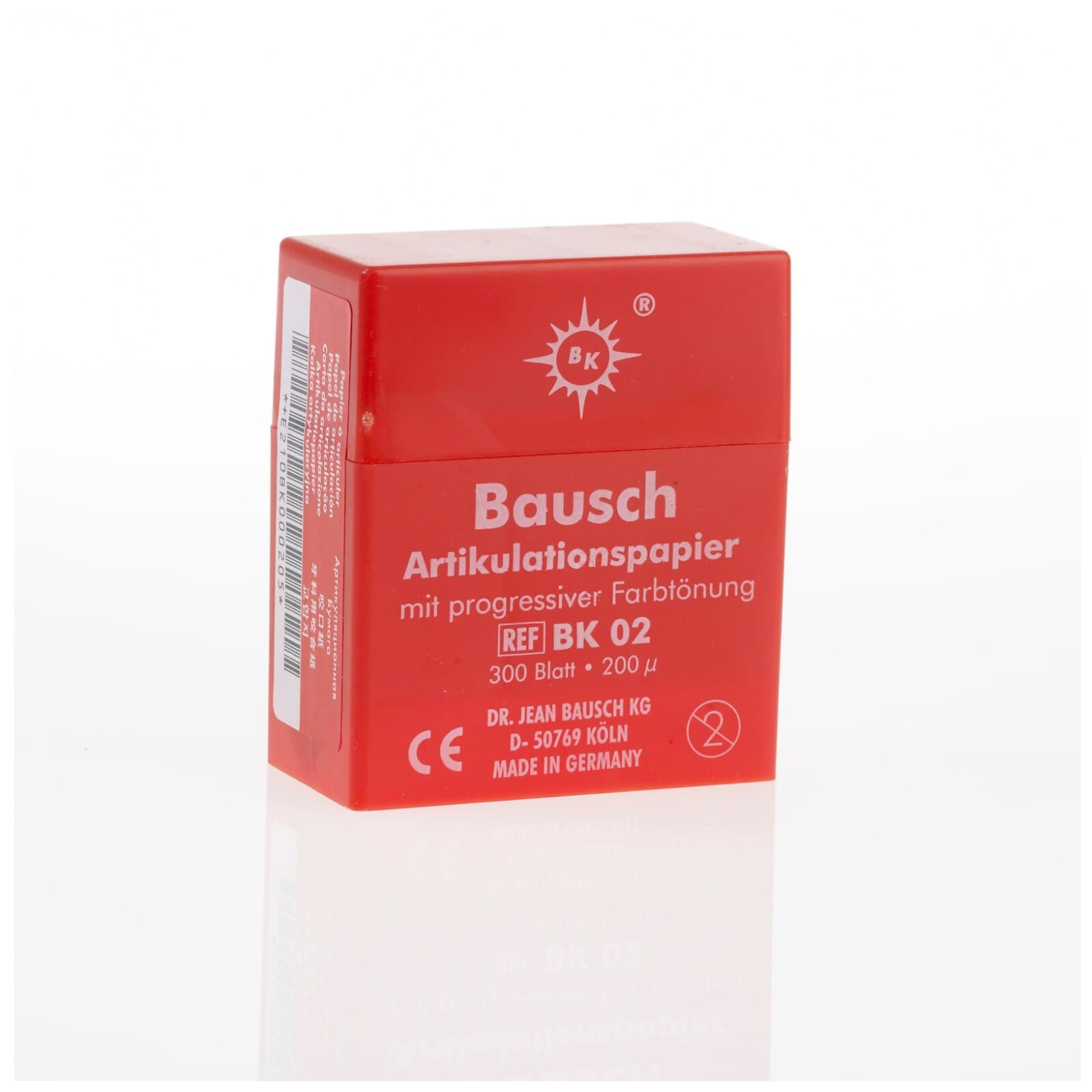 Bausch Arti-Check Micro-Thin Articulating Paper, 200 Microns, Red, 300 Strips, BK-02 thumbnail 3